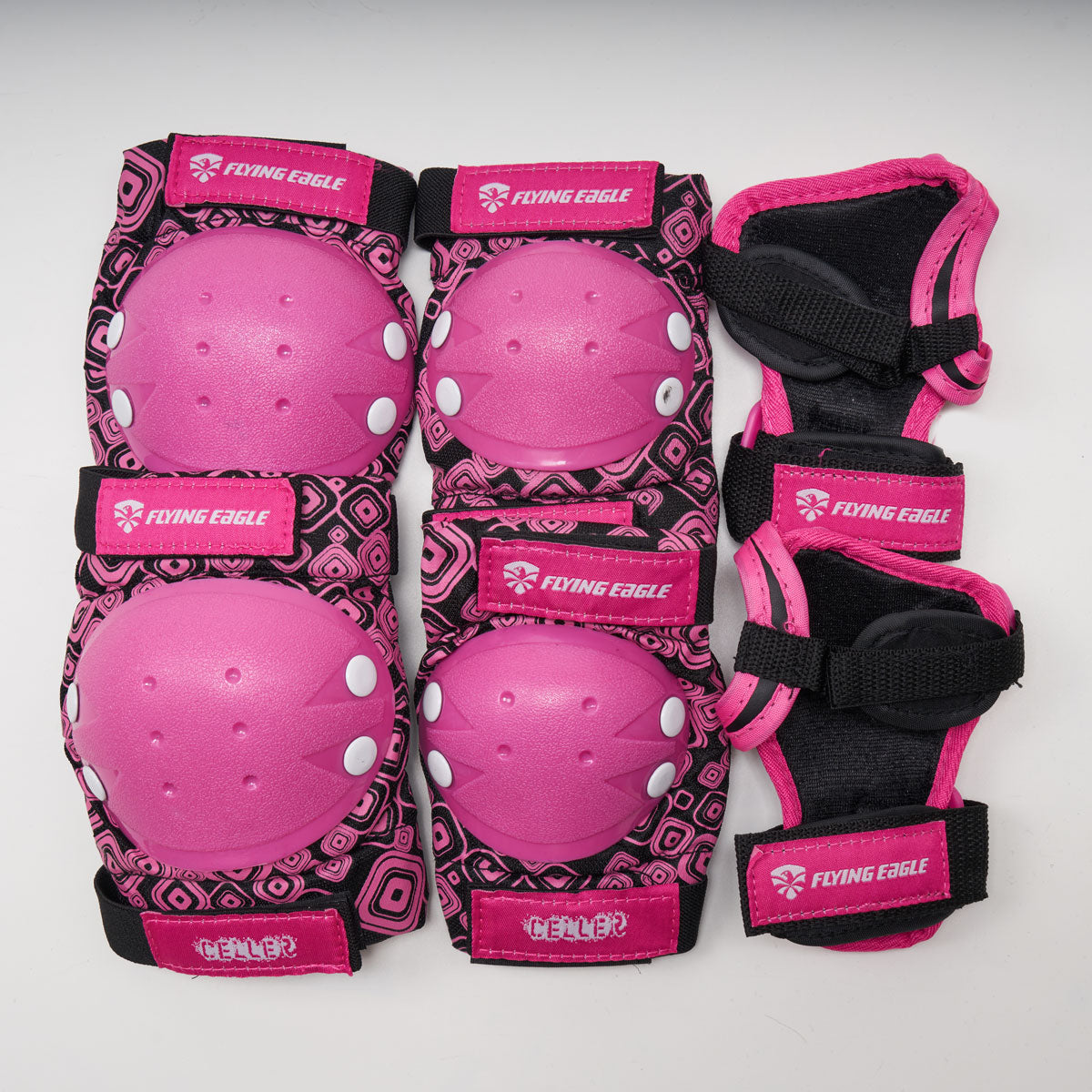 Flying Eagle Cellar Pink Kids Pad Set - Soft & Comfortable for Playtime, Nap Time & Travel - Perfect for Toddlers & Children's Bedroom Decor