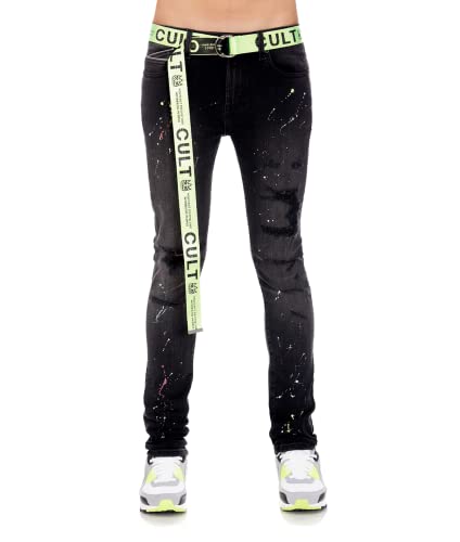 Men's Slim Fit Stretch Denim Jeans for Casual Wear | Cult of Individuality | Comfortable & Stylish for Everyday Outfits