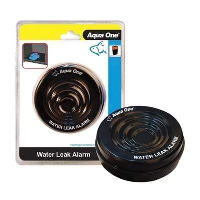 Aqua One Water Leak Alarm 9V Battery Operated - Early Detection for Basement, Bathroom & Kitchen Flood Prevention