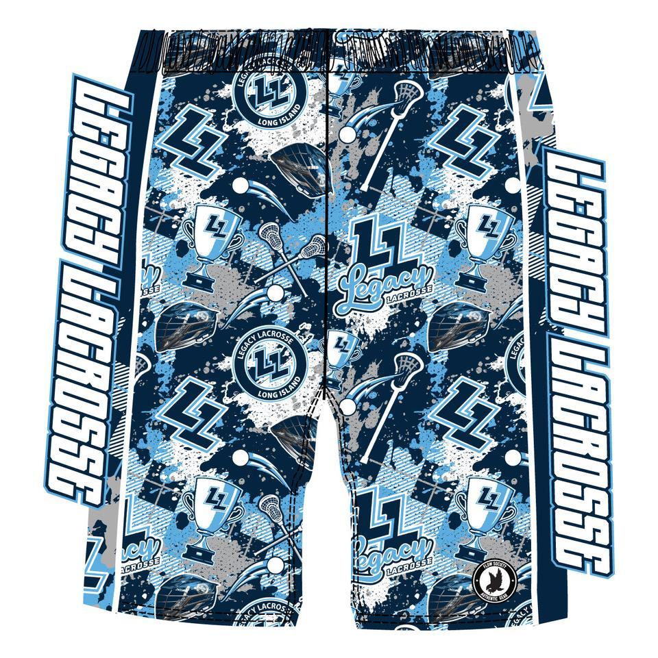 **Youth & Adult Legacy Lacrosse LI Shorts – Breathable, Lightweight & Durable for Training & Games**    **使用场景:** Perfect for lacrosse practice, tournaments, gym workouts, and casual wear.