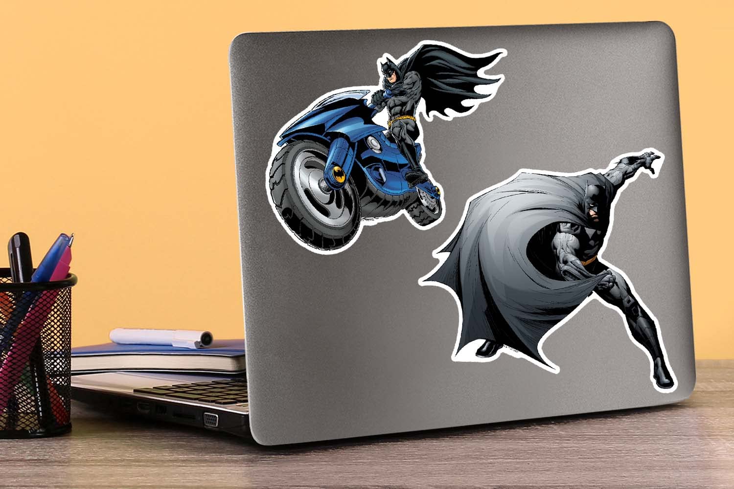 Batman Stickers Pack - 50pcs Die Cut Vinyl Decals for Laptop, Water Bottle, Skateboard - Waterproof Indoor/Outdoor Stickers for Scrapbooking, Tablet, Phone Case - Perfect for Superhero Fans & DIY Crafts