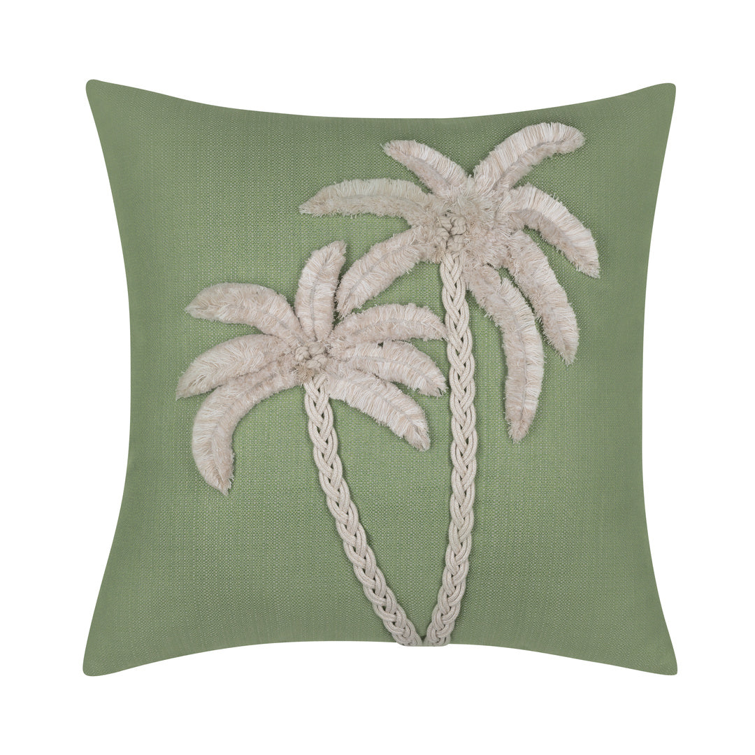 Paradise Indoor Outdoor Decorative Square Pillow - Soft & Stylish Throw Pillow for Sofa, Bed, Patio, and Garden Decor