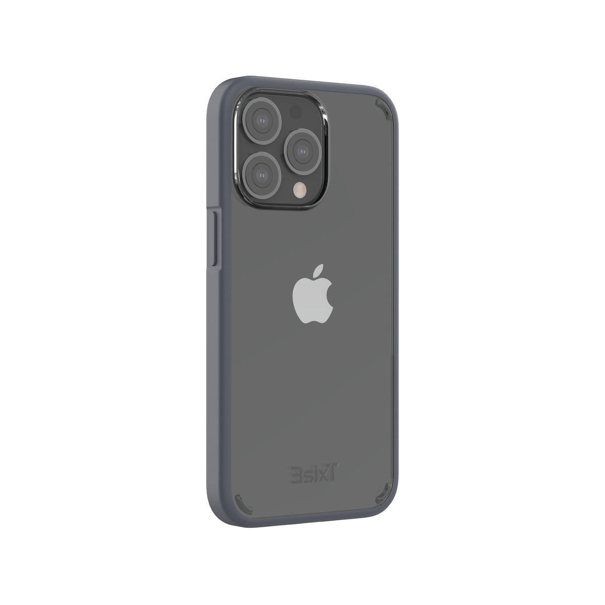 3sixT BioFlex iPhone 13 Pro Max Shockproof Case - Clear/Grey Bumper Cover | Ultra Protection for Drops & Scratches | Perfect for Outdoor, Work & Daily Use