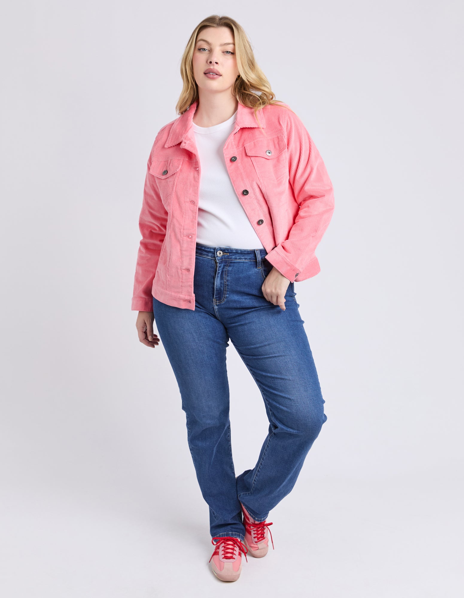 Elm Fleure Cord Jacket Charm Pink - Stylish & Elegant Jewelry for Women | Perfect for Necklaces, Bracelets & Gift Giving