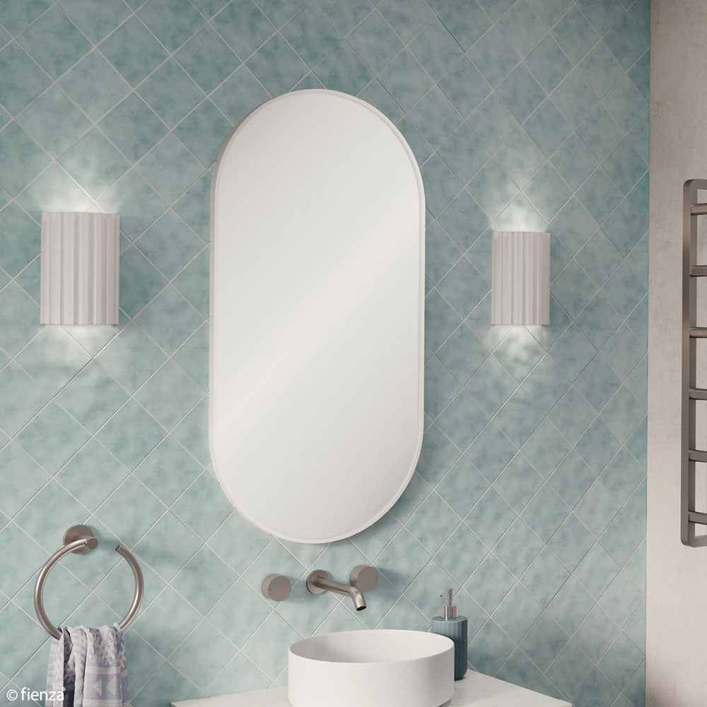 Fienza FMP4590W Empire Matte White Framed Mirror 18
