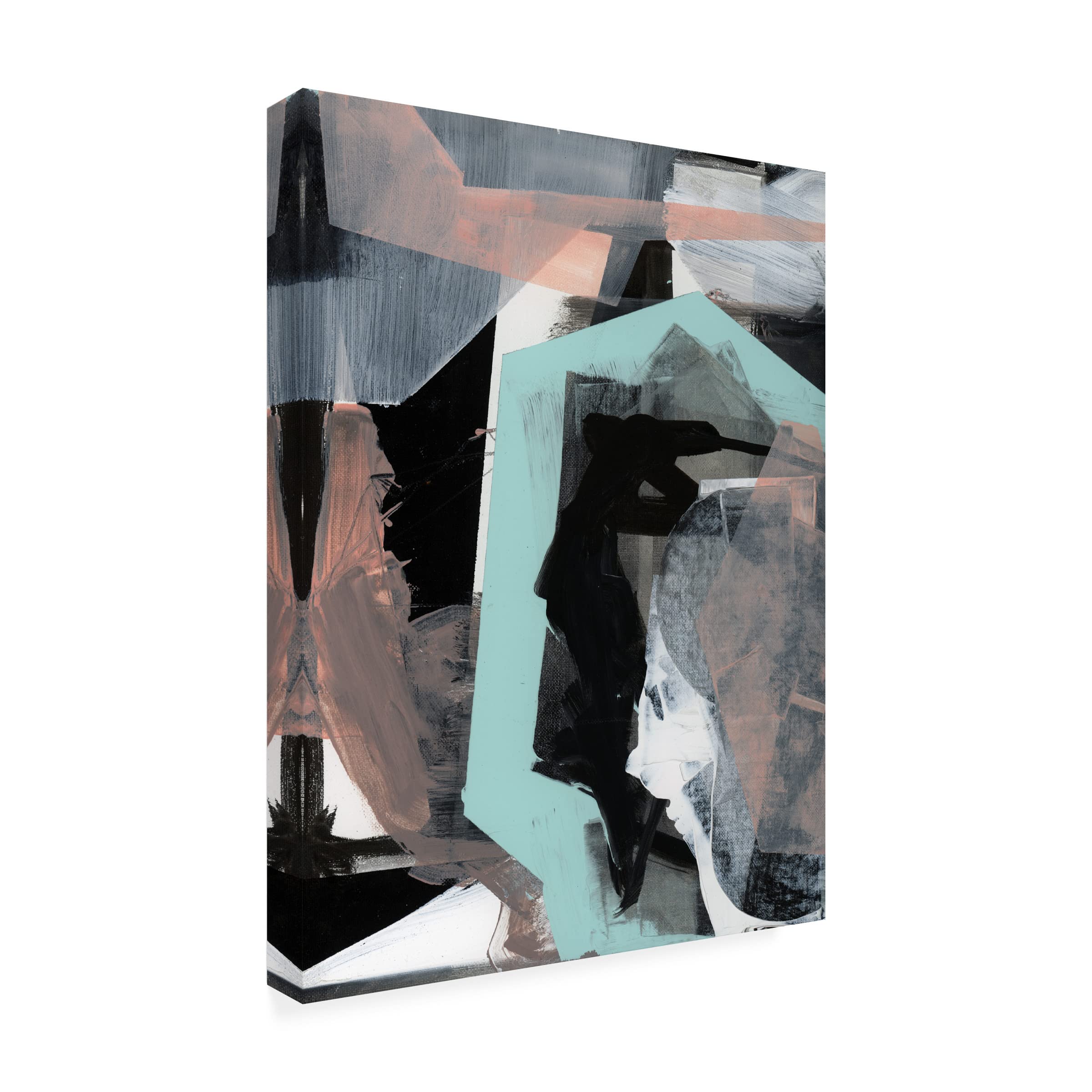 Trademark Fine Art 'Mix I' Canvas Art by Cartissi - Modern Abstract Wall Decor for Living Room, Bedroom & Office - Perfect for Home & Office Decoration