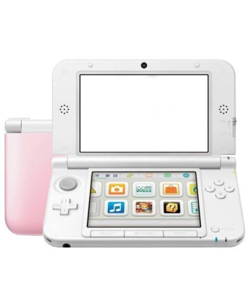 Nintendo 3DS XL Pink & White Handheld Gaming Console - Portable Gaming for Kids & Adults, Perfect for Travel & Home Entertainment