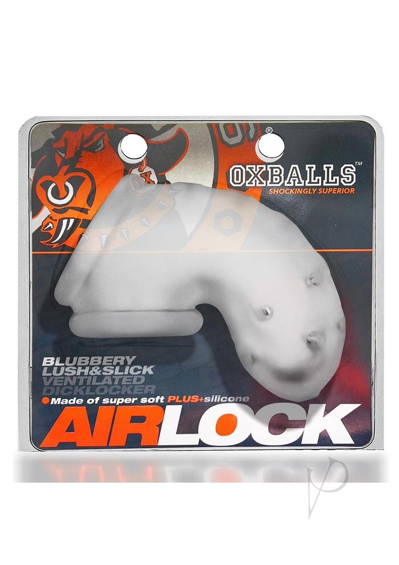 Airlock Air Lite Vented Silicone Chastity Cage - Breathable Clear Ice Design for Comfortable Wear | Perfect for BDSM, Roleplay & Long-Term Use