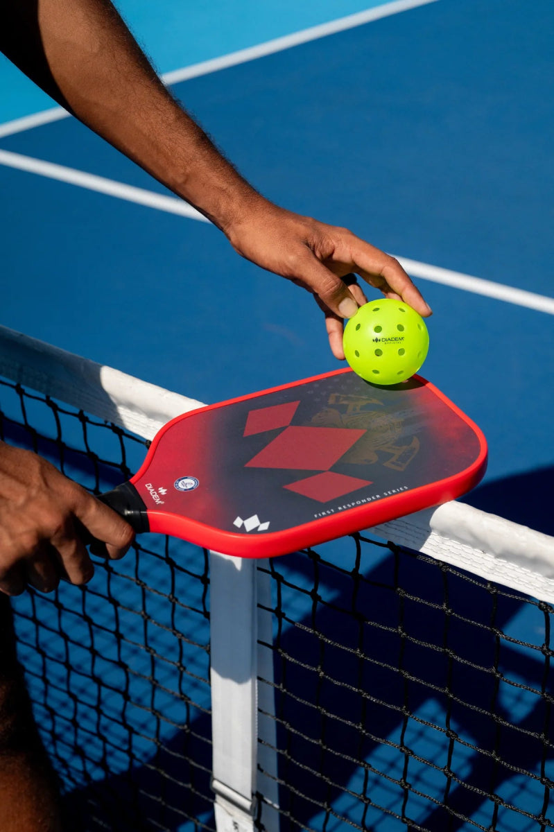 Diadem First Responder V2 Warrior Edge Pickleball Paddle - Premium Carbon Fiber Paddle for Competitive Play & Tournament Performance | Perfect for Advanced Players & Pickleball Enthusiasts