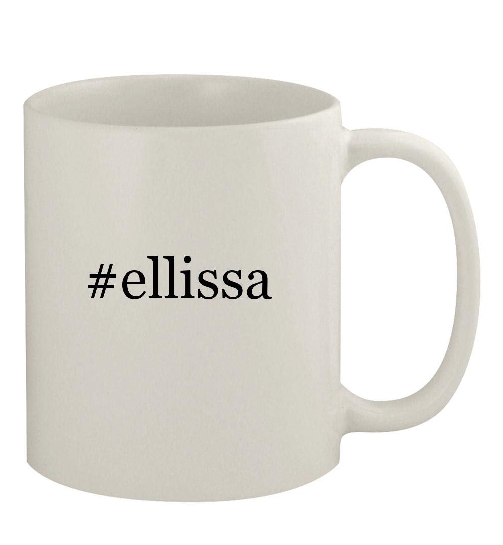 Ellissa 11oz Ceramic White Coffee Mug - Classic Porcelain Tea Cup with Comfort Handle, Perfect for Home, Office & Gifts (Set of 1) - Ideal for Morning Coffee, Afternoon Tea or Hot Chocolate
