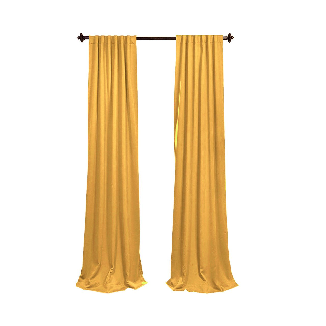 Premium LA Linen Polyester Poplin Backdrop Drapes (2-Pack) - 96