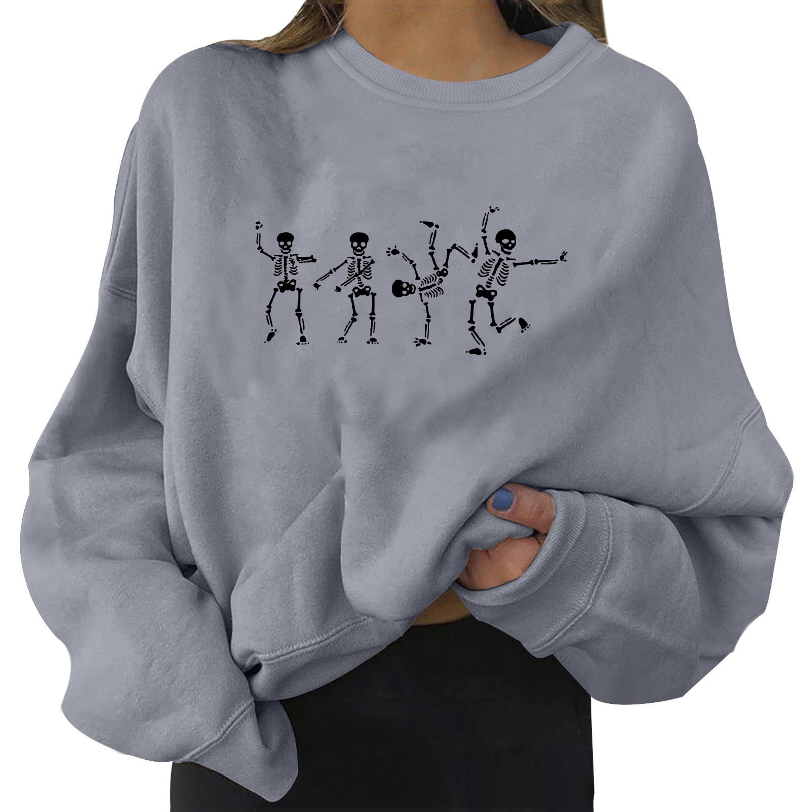 Women's Casual Letter Print Sweatshirt - Long Sleeve Pullover with O-Neck Design & Matching Sweatpants Set for Petite Women | Perfect for Daily Wear, Lounge & Street Style Outfits