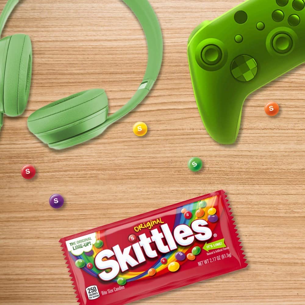 SKITTLES Original Fruit Candy - 2.17-Ounce Packs (36 Count) | Bulk Individually Wrapped Candies for Parties, Halloween Treats & Office Snacks