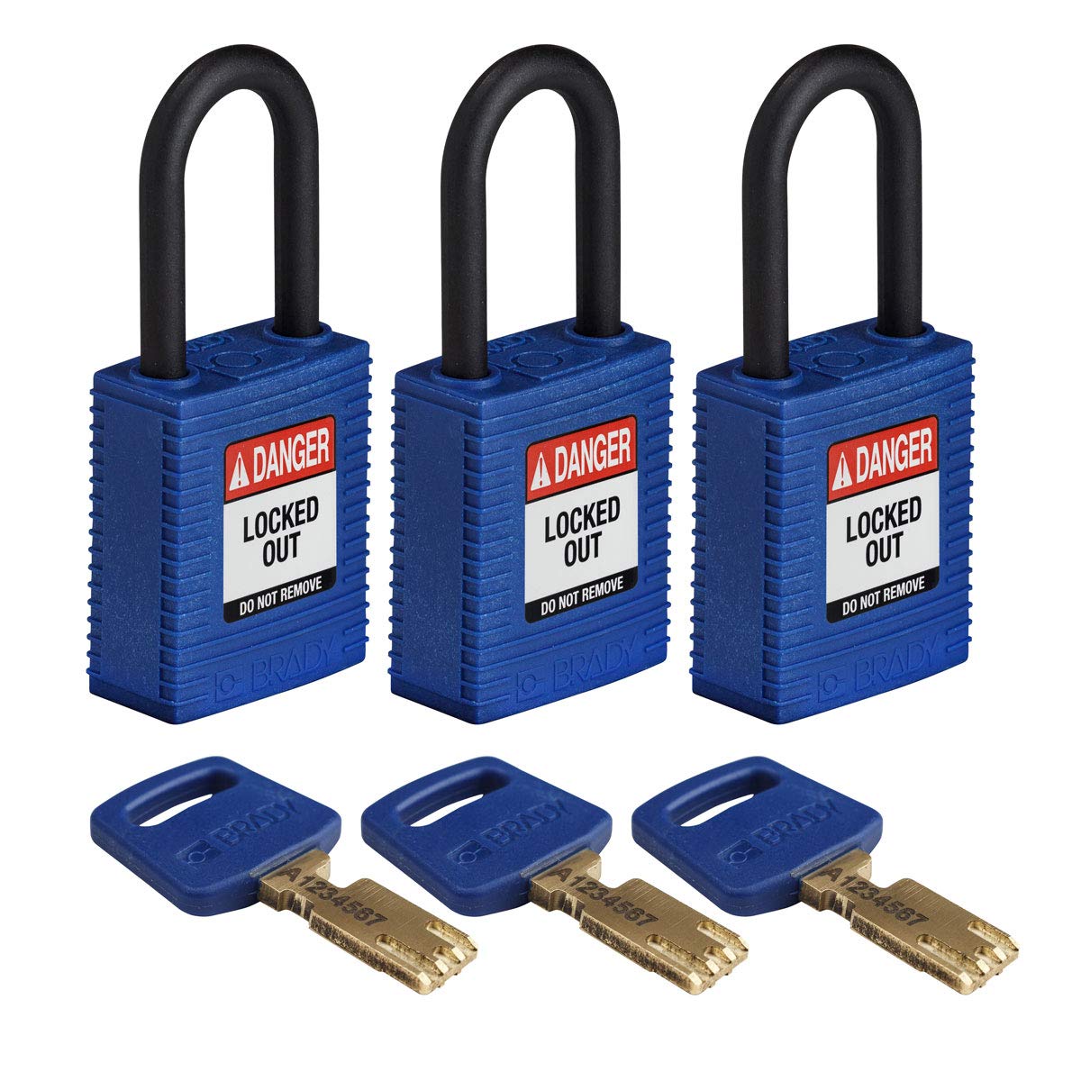 Brady SafeKey Lockout Padlock - 1.5