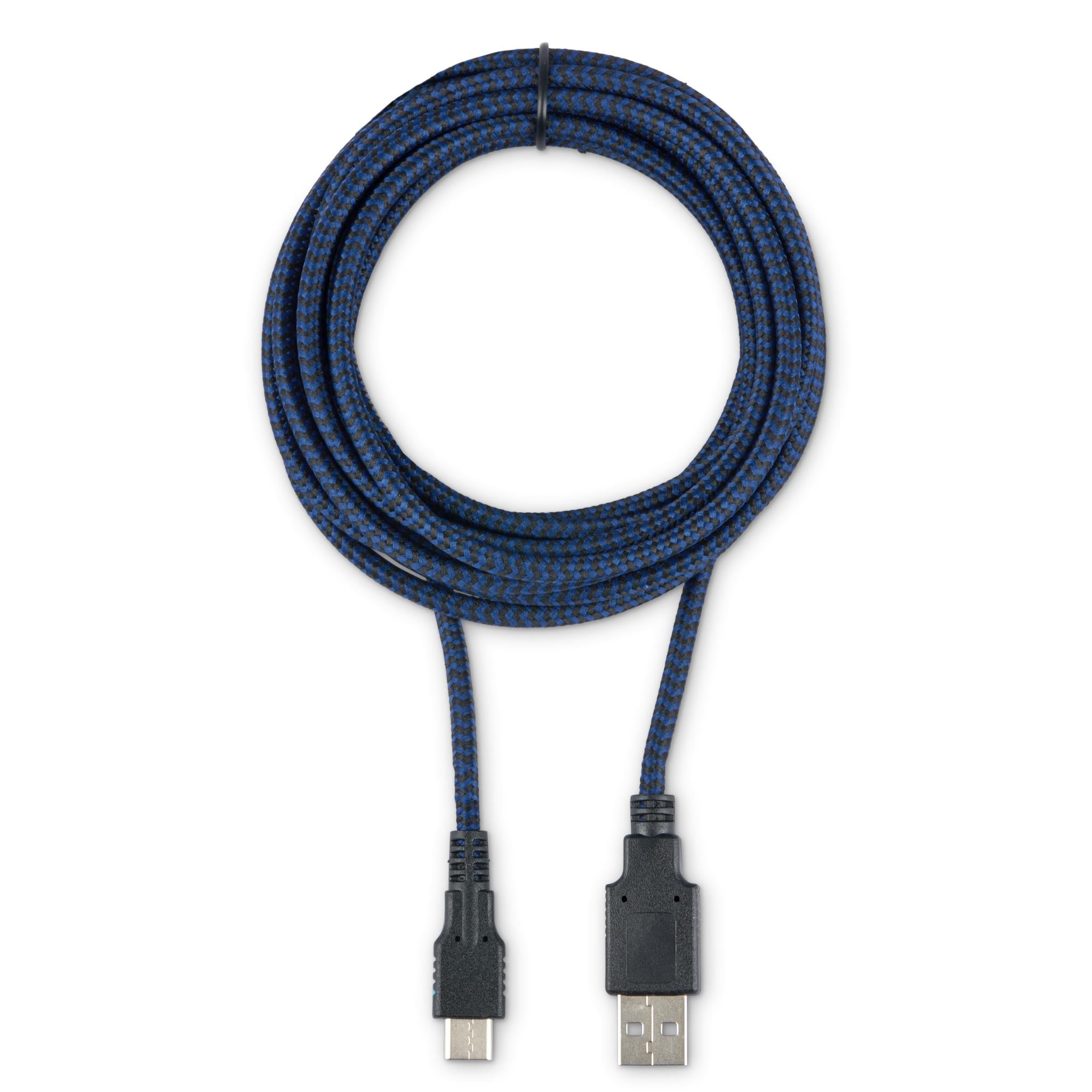 3M USB Charging Cable for PlayStation 5™ - Fast Charge & Play Sync - Durable Nylon Braided Cord for PS5 Controller & Gaming Accessories - Perfect for Long Gaming Sessions & Travel