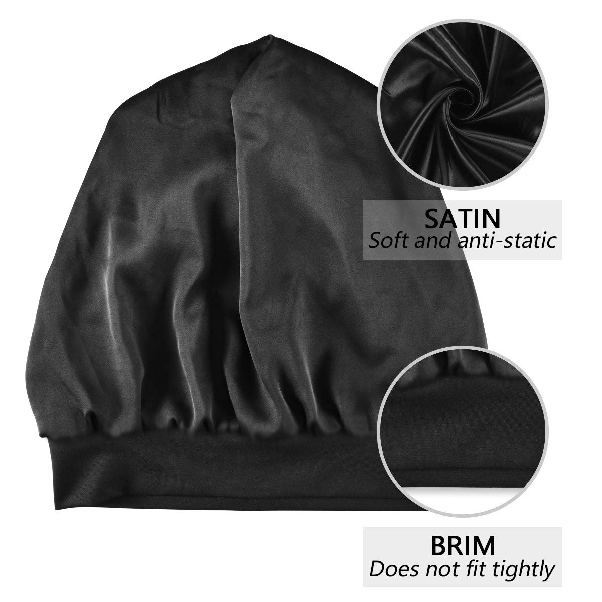 Soft Slouchy Beanie Sleep Cap - Lightweight & Cozy Night Head Cover for Women & Men | Perfect for Sleeping, Travel & Cold Weather Comfort