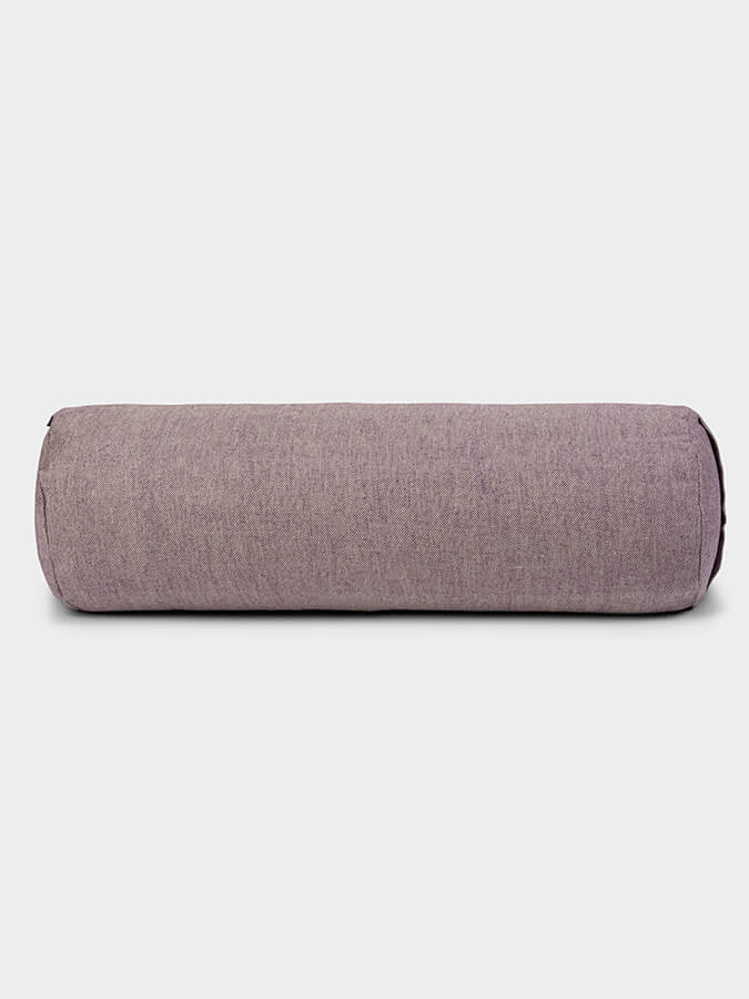 Organic Buckwheat Meditation Bolster Cushion for Yoga & Zen - Two-Tone Yoga Pillow for Home Studio, Meditation & Relaxation - Perfect for Yoga Practice, Zen Meditation & Stress Relief