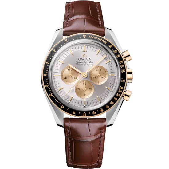 Omega Speedmaster Moonwatch Professional Chronograph Men's Watch - Stainless Steel & 18K Moonshine™ Gold & Ceramic - Perfect for Space Enthusiasts & Luxury Collectors