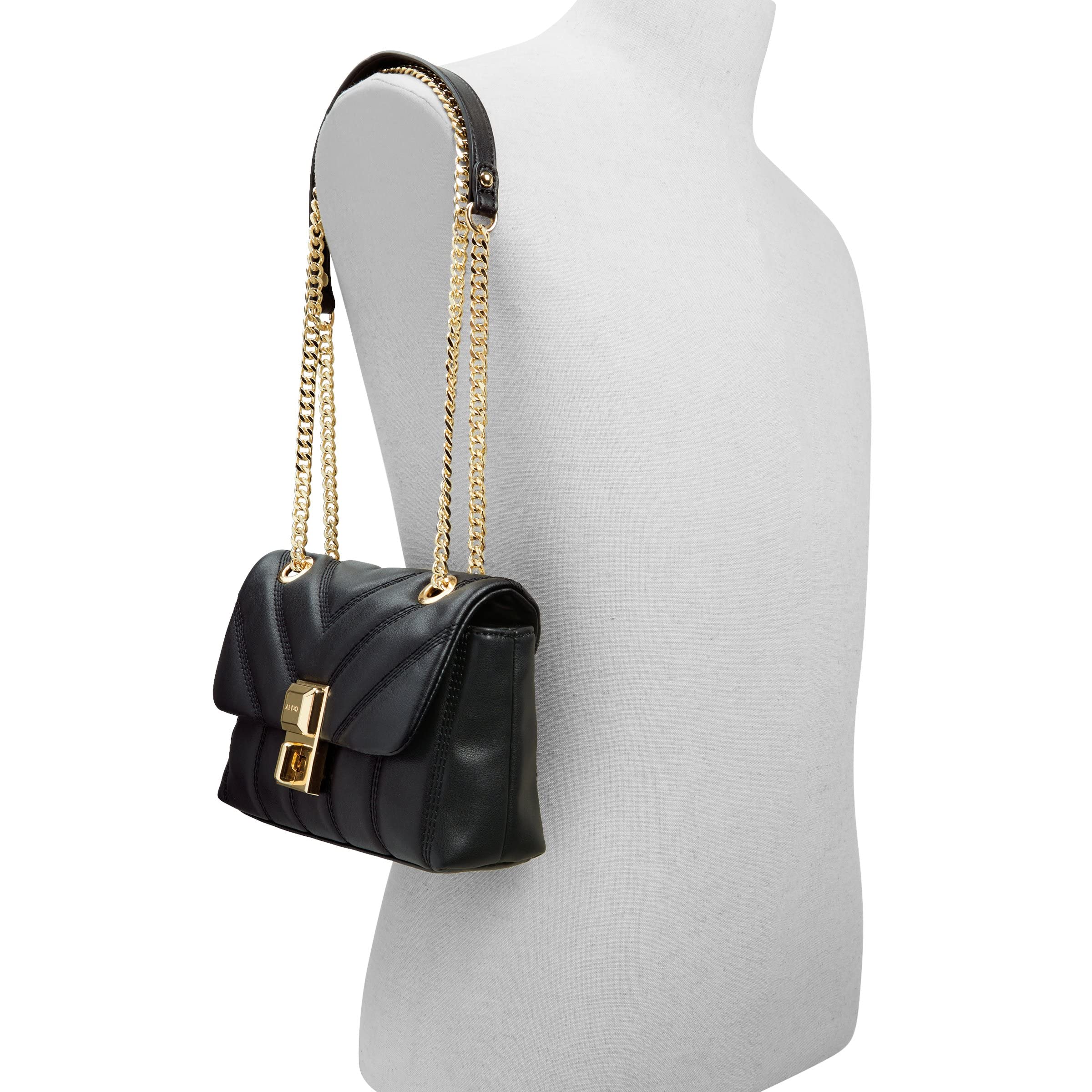 ALDO Women's Rhilii Leather Crossbody Handbag Purse - Stylish Shoulder Bag for Work, Travel & Everyday Use