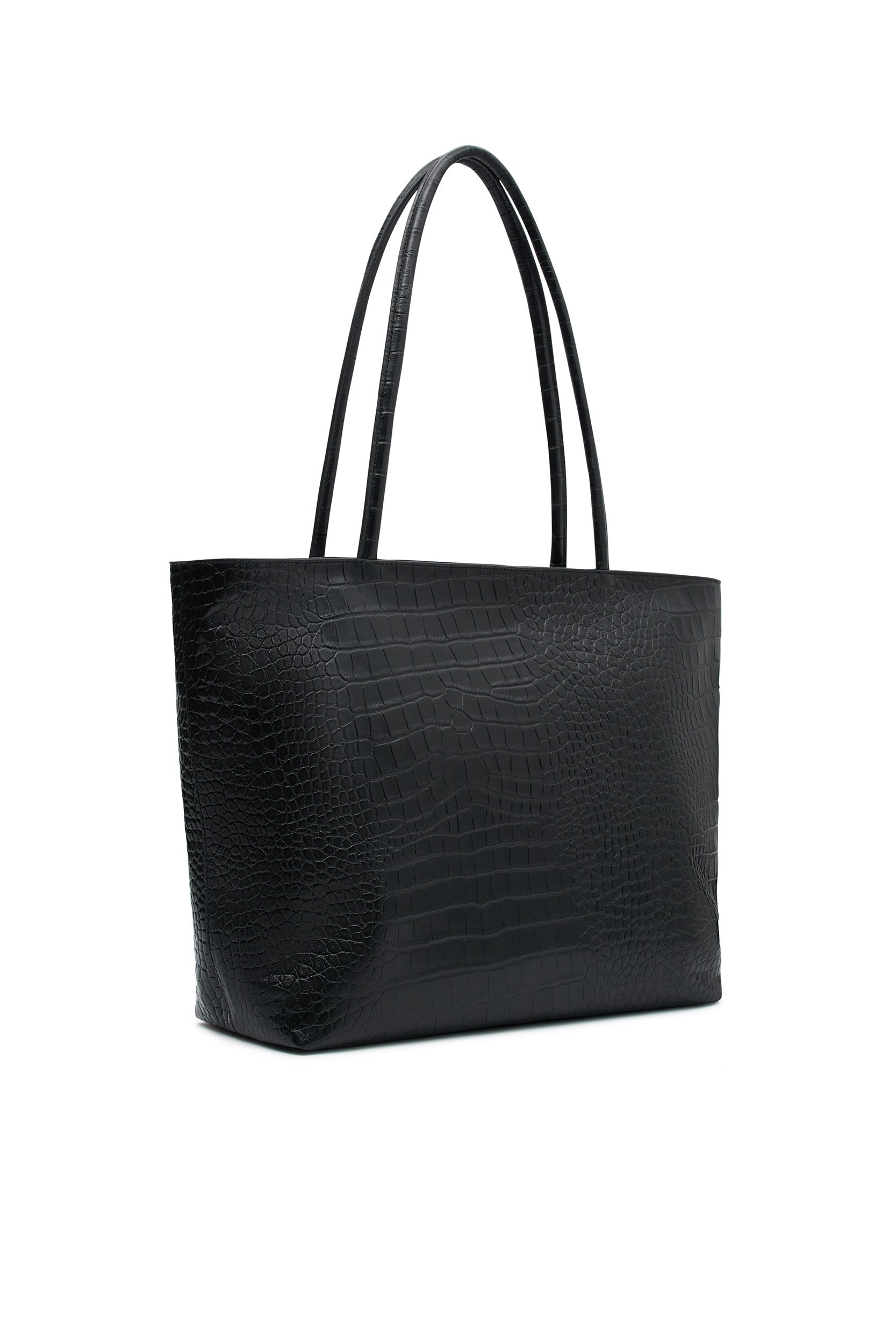The Beau Croc Tote Bag - Stylish & Durable Genuine Crocodile Embossed Leather Handbag for Women | Perfect for Work, Travel & Everyday Use
