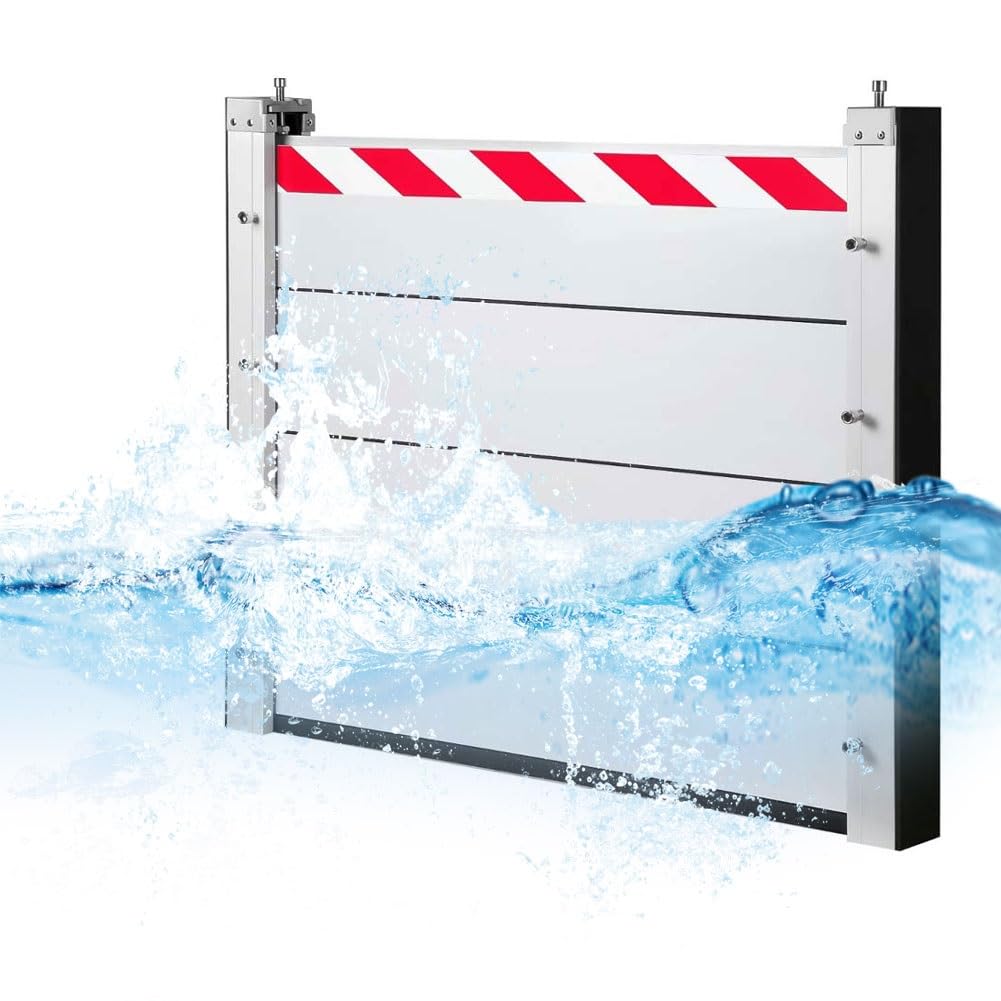 **Flood Protection Barrier - Heavy Duty Water Barrier for Garage Doors, Basements & Patios - Indoor/Outdoor Use for Home & Business Flood Prevention**    *(Use Cases: Protects garages, basements, patios, and doorways from flooding during heavy rain, storms, or rising water levels.)*