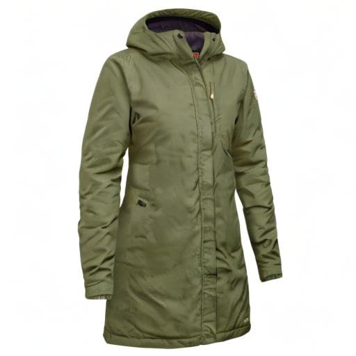 Fjallraven Kiruna Padded Parka - Waterproof Winter Jacket for Men & Women, Insulated Green Coat for Outdoor Activities (Size L) | Perfect for Hiking, Camping & Cold Weather Adventures