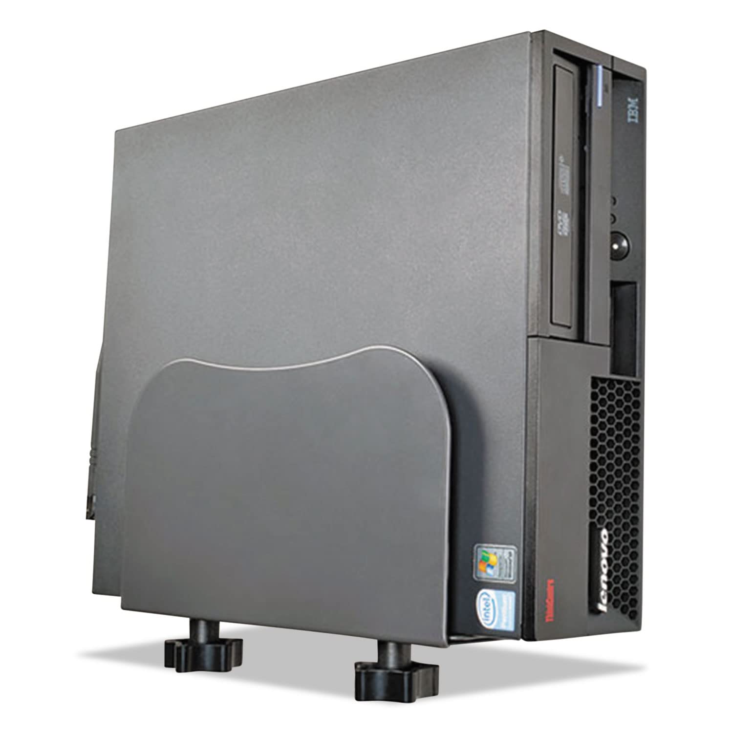 TRIPP LITE DCPU1 4-6.25 Inches CPU Mount Bracket - Adjustable Open Frame Desktop Computer Monitor Stand (Gray) - Perfect for Office, Home & Workspace Organization