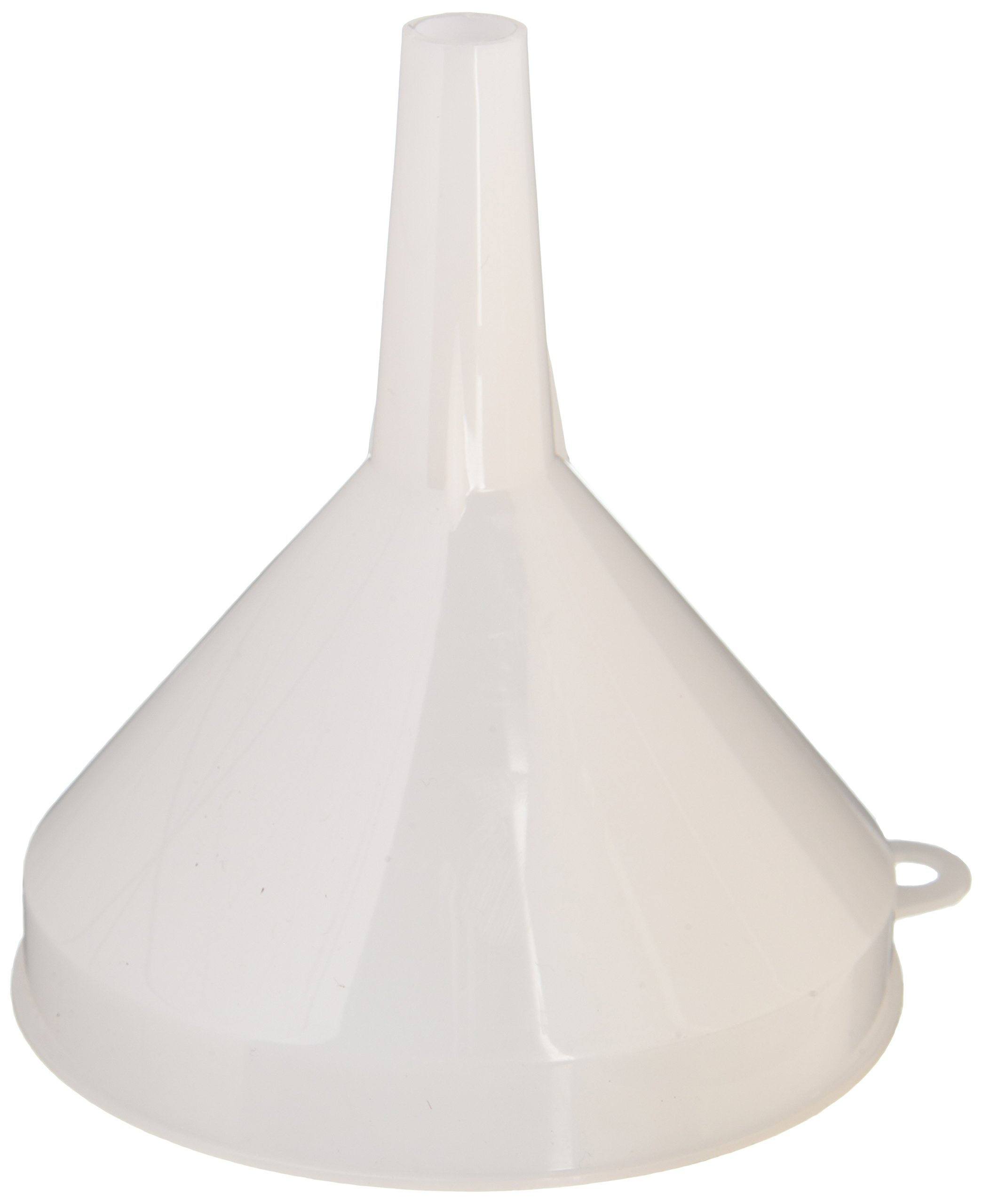Winco Plastic Funnel 4.25-Inch Diameter - Durable Kitchen & Automotive Funnel for Pouring Liquids, Oils, and Powders - Perfect for Cooking, Baking, Car Maintenance & DIY Projects