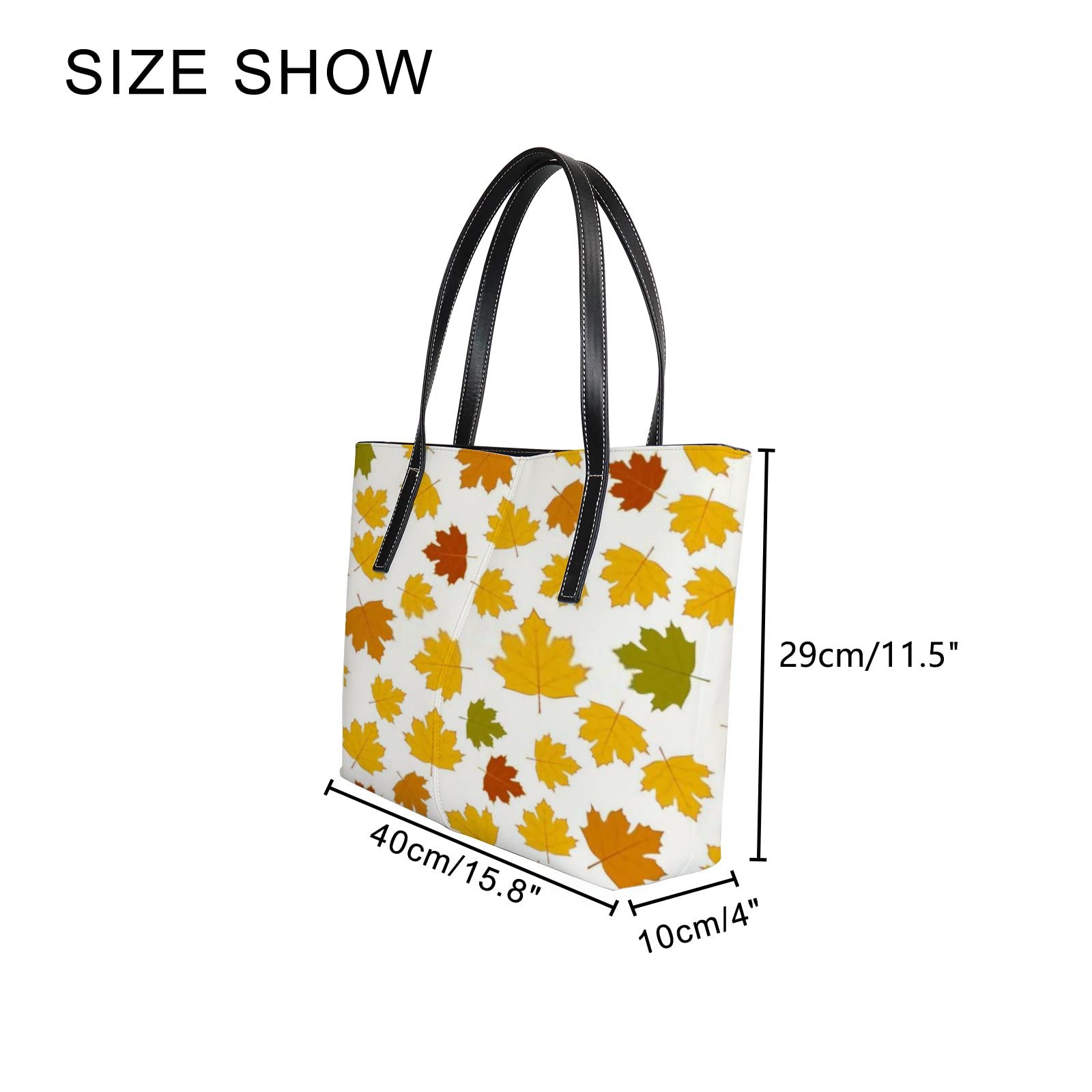 Premium Leather Tote Bag for Women - Stylish Crossbody Handbag with Detachable Strap - Spacious Work Tote for Office, Travel & Daily Use