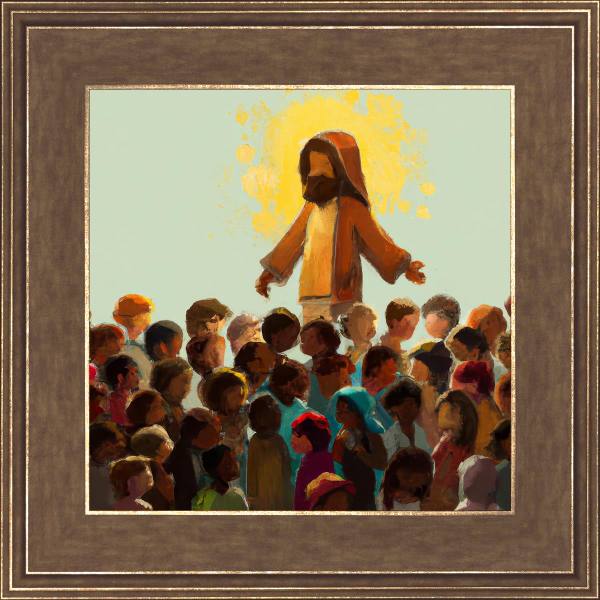 Blessed Are The Children - Inspirational Christian Wall Art for Kids' Room Decor & Nursery - Perfect for Sunday School, Baptism Gifts & Faith-Based Home Decor