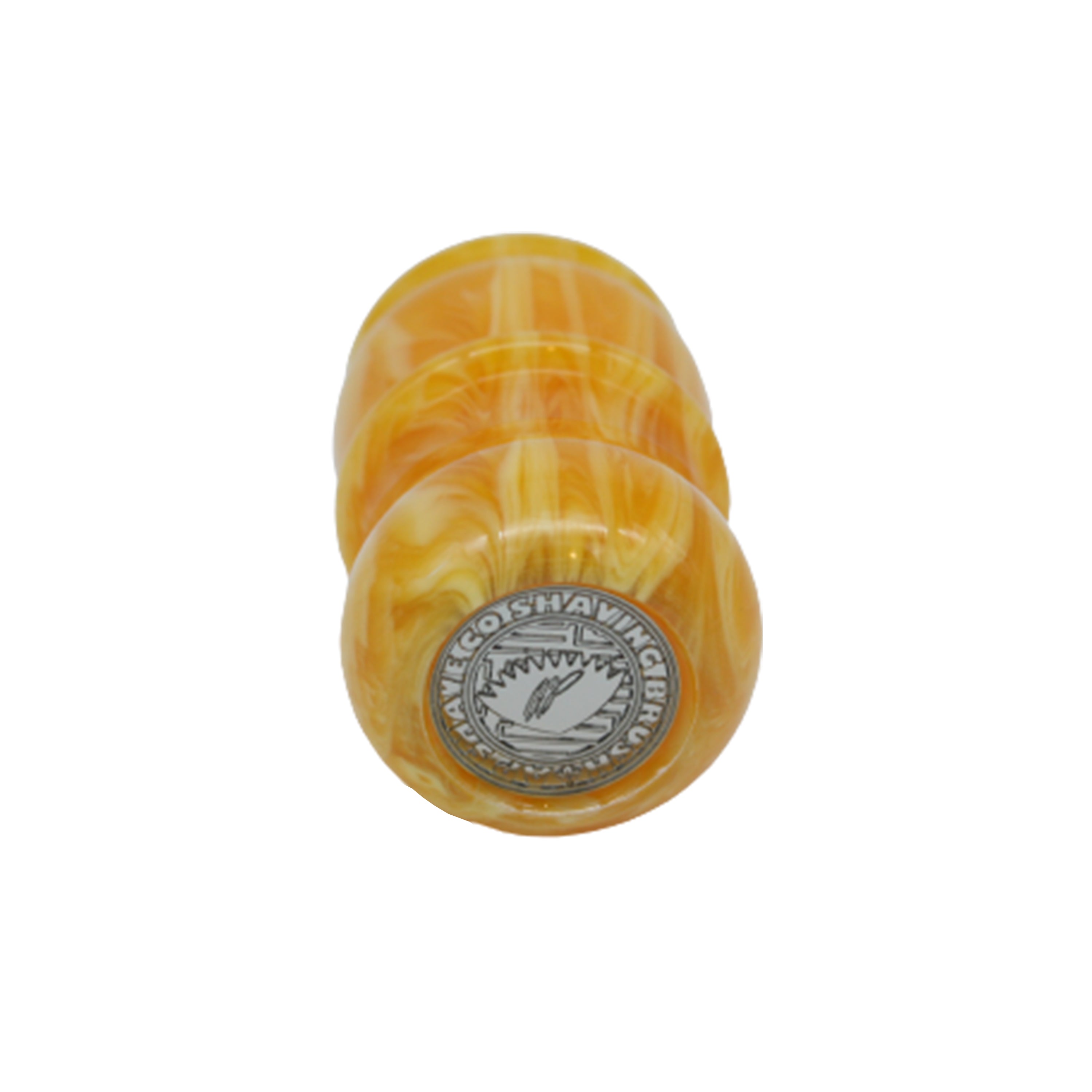 Premium Amber Handmade Shaving Brush Handle for 24mm & 26mm Knots - Luxury Wet Shaving Accessory for Men's Grooming & Barber Shop Use
