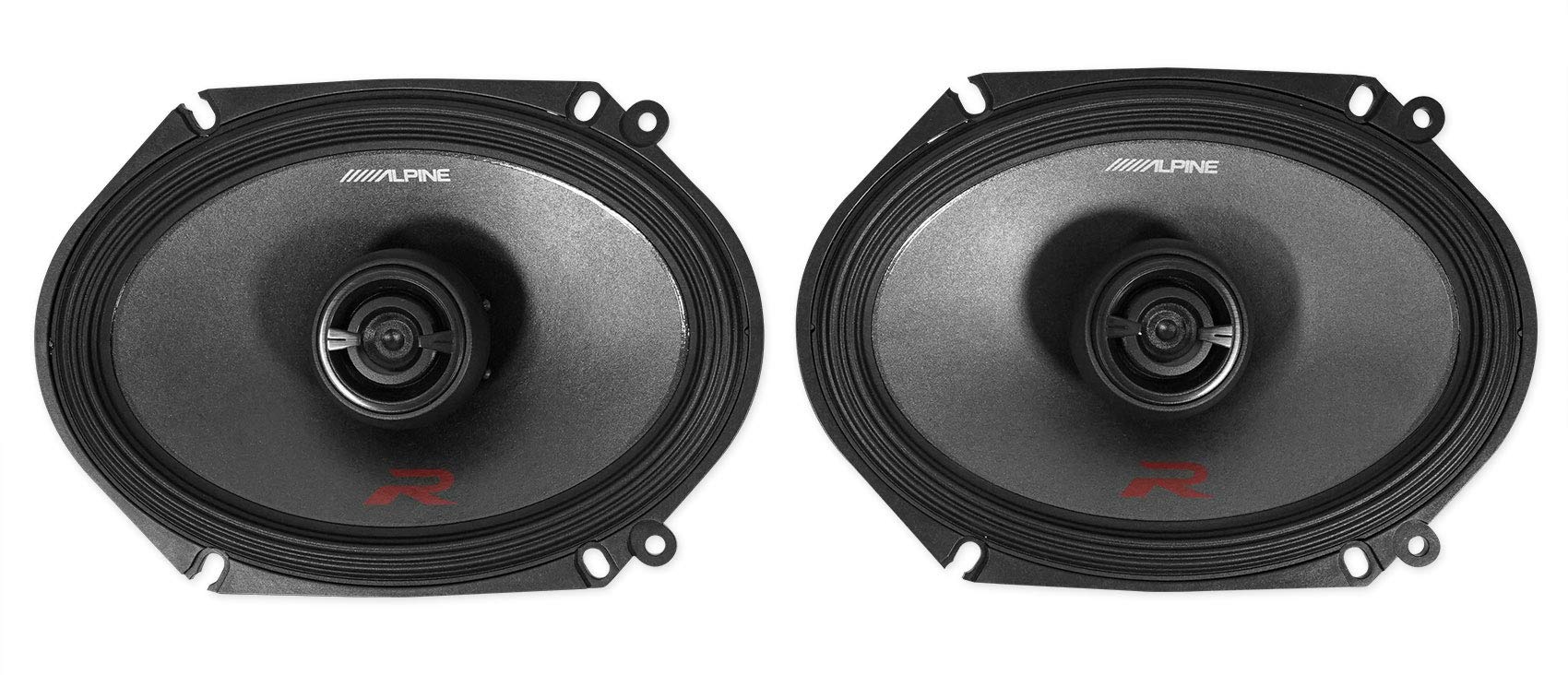 Alpine R-S68 300 Watt 6x8 Inch 2-Way Coaxial Car Speakers - Premium Sound for Cars, Trucks & SUVs - Perfect for Road Trips & Music Lovers