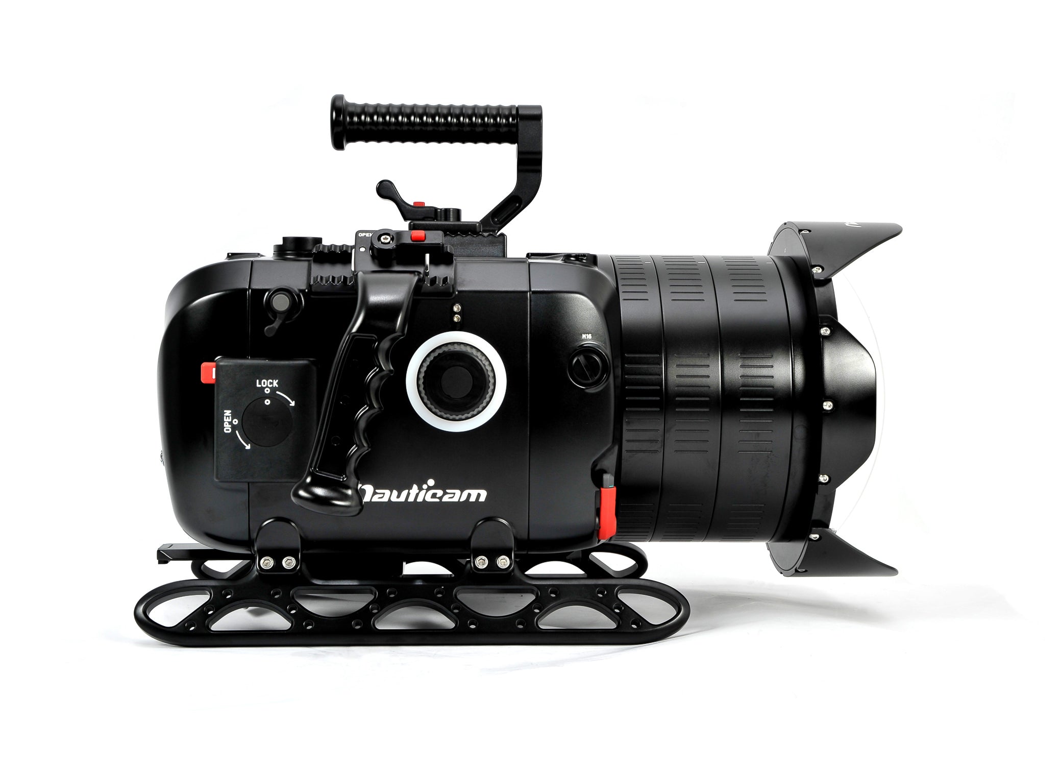 ARRI ALEXA Mini Camera Digital Cinema System with N200 250mm Optical Glass Wide Angle Dome Port, Extension Rings 30/40/50 & Lens Control Drive Shafts - Professional Underwater Filmmaking & Cinematic Shots