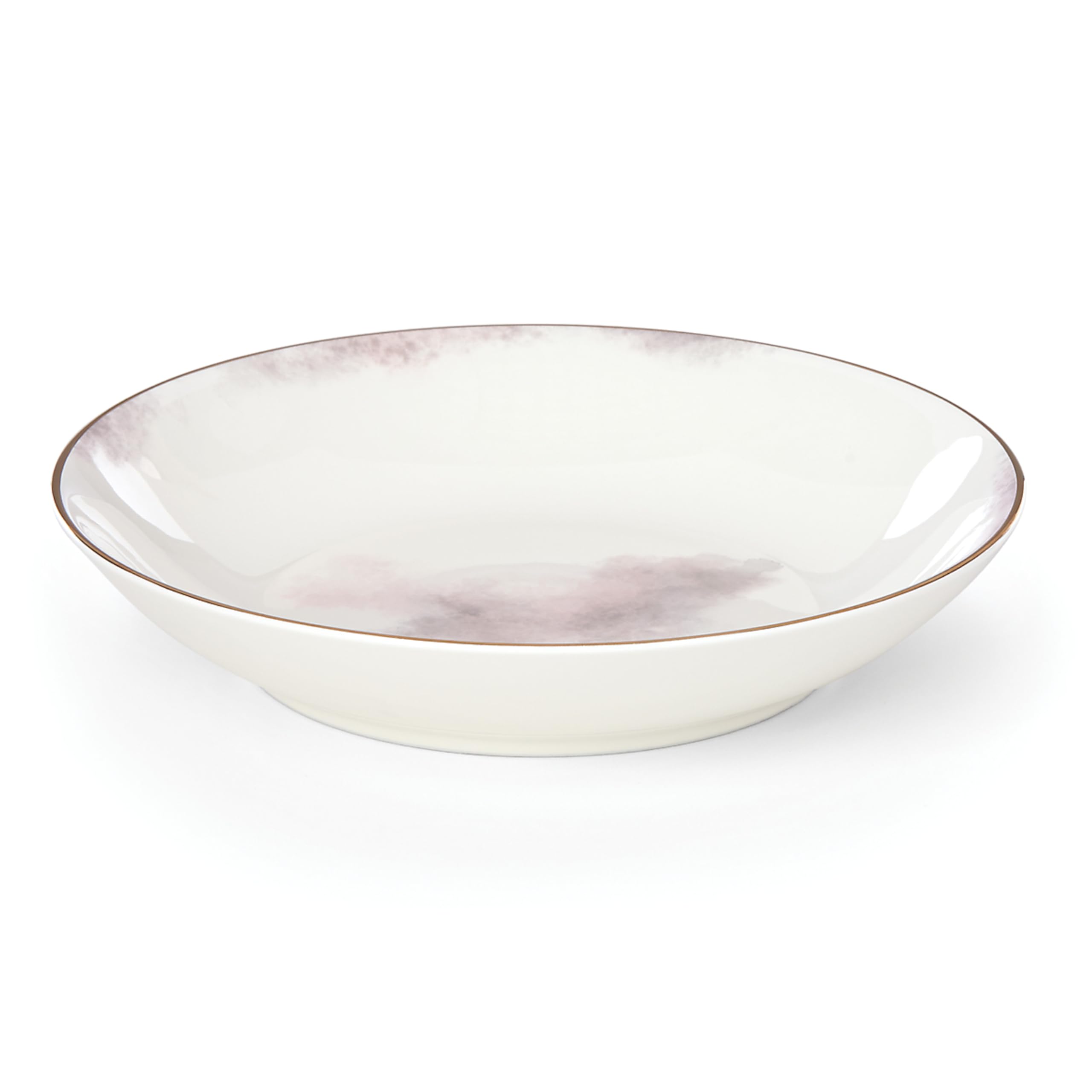 Lenox Trianna Salaria Pasta Bowl - 0.60 LB Taupe Grey Ceramic Serving Dish for Italian Meals, Dinner Parties & Home Decor