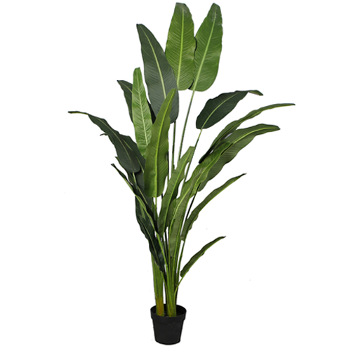 200cm Artificial Travellers Palm Tree Potted Plant - Perfect for Home Decor, Office, and Indoor Greenery