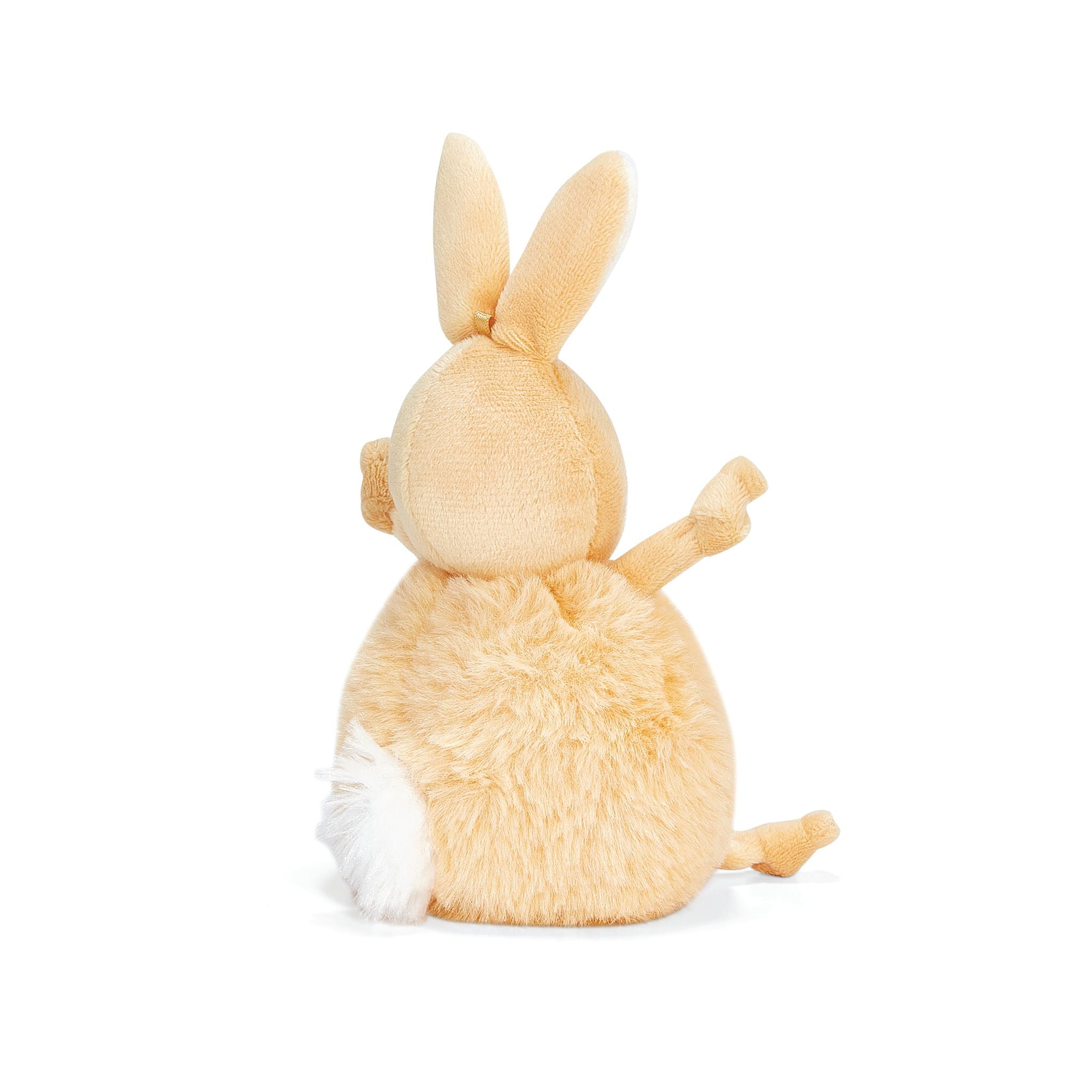 Retired Roly Poly Apricot Cream Bunny Plush Toy - Cute Collectible Stuffed Animal for Kids' Rooms, Nursery Decor & Gift Giving