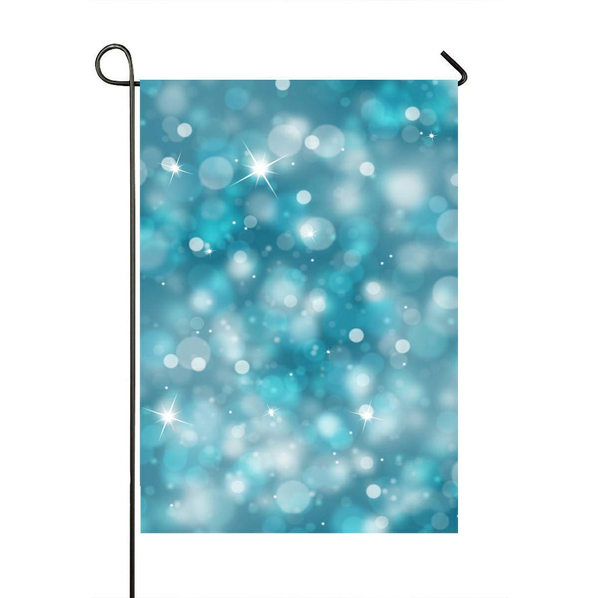 ECZJNT Blue Sparkle Garden Flag 28x40 Inch - Outdoor Decorative Flag for Home, Yard, Party & Seasonal Decor - Perfect for Spring, Summer, Christmas & Special Occasions