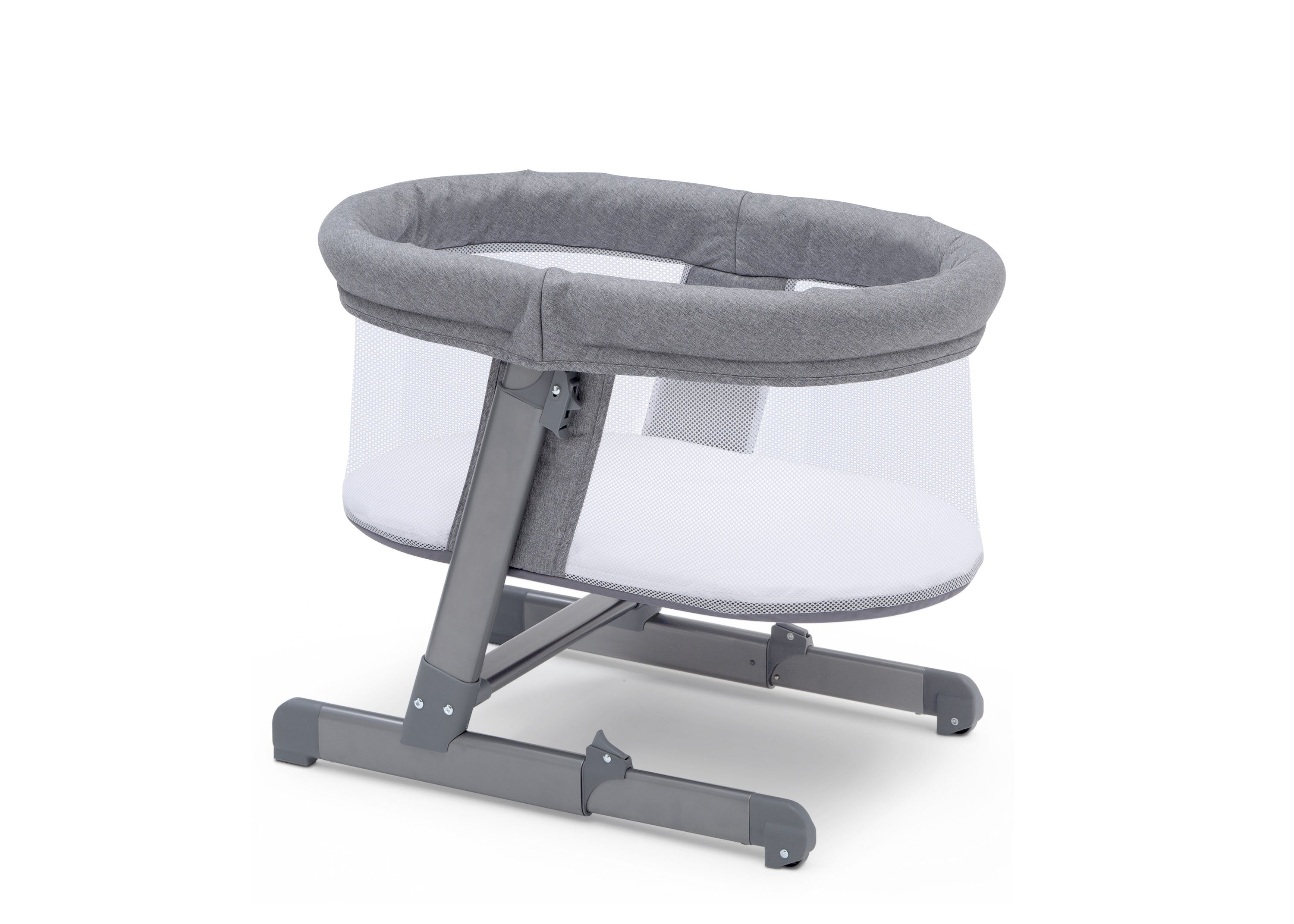 Simmons Kids Oval City Sleeper Bassinet - Portable Baby Crib for Newborns & Infants - Lightweight & Compact for Nursery, Travel & Bedside Sleeping