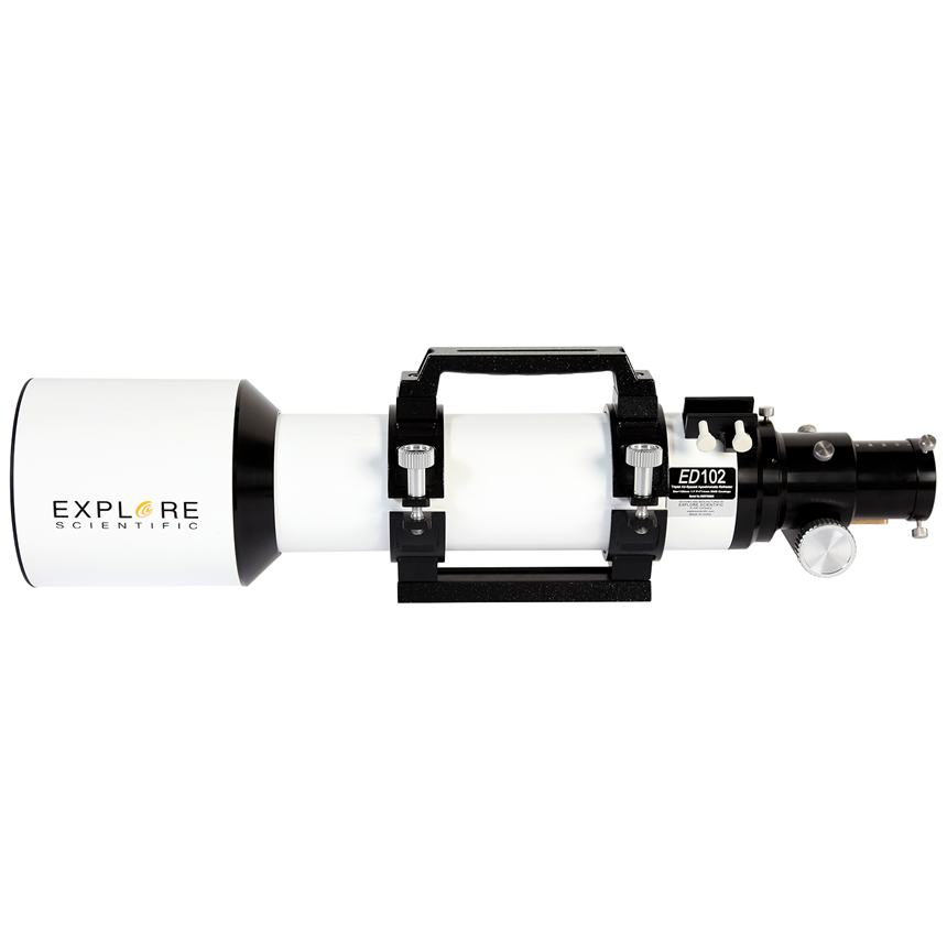 102mm Apochromatic Refractor Telescope - FCD1 ED Triplet Lens, Essentials Series (ES ED10207 02) for Astrophotography & Stargazing