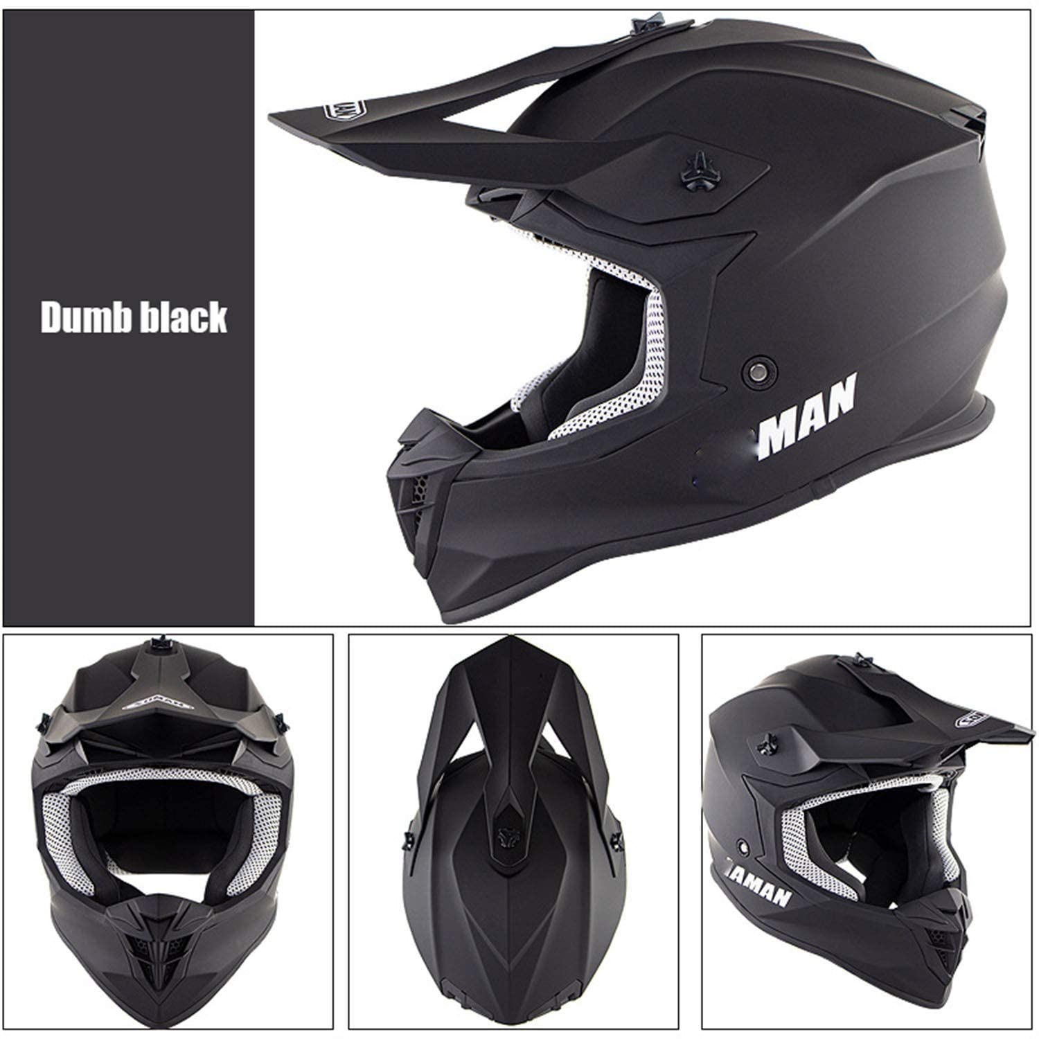 DOT Approved Full Face Motocross Helmet - Anti-Fog Visor Off-Road Motorcycle Helmet for Kids & Youth | Perfect for Dirt Biking, ATV Riding & MX Racing