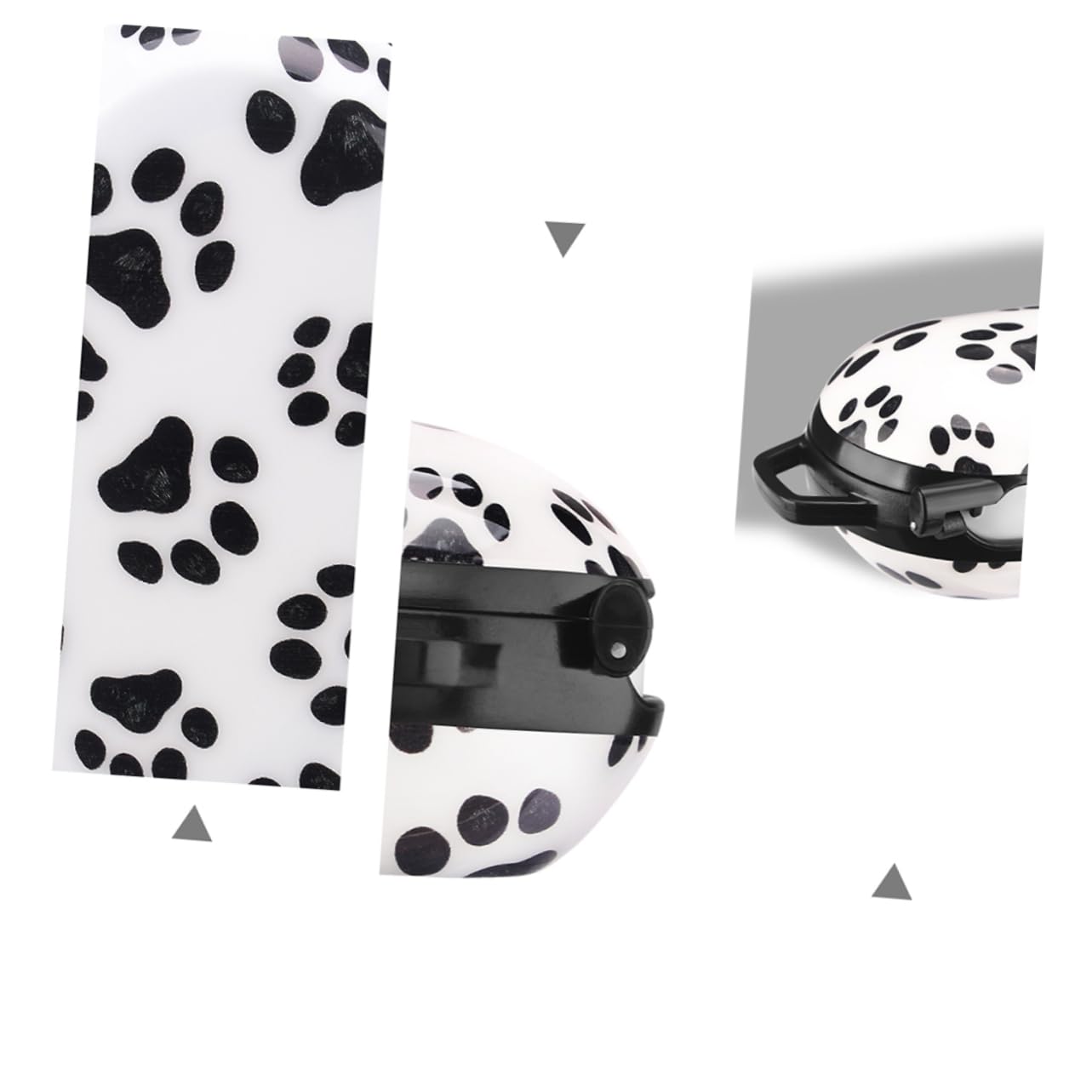 Homoyoyo True Wireless Earbuds Case - Durable PC Material Protective Cover for AirPods & Bluetooth Earbuds (Black/White) | Perfect for Gym, Travel & Daily Use
