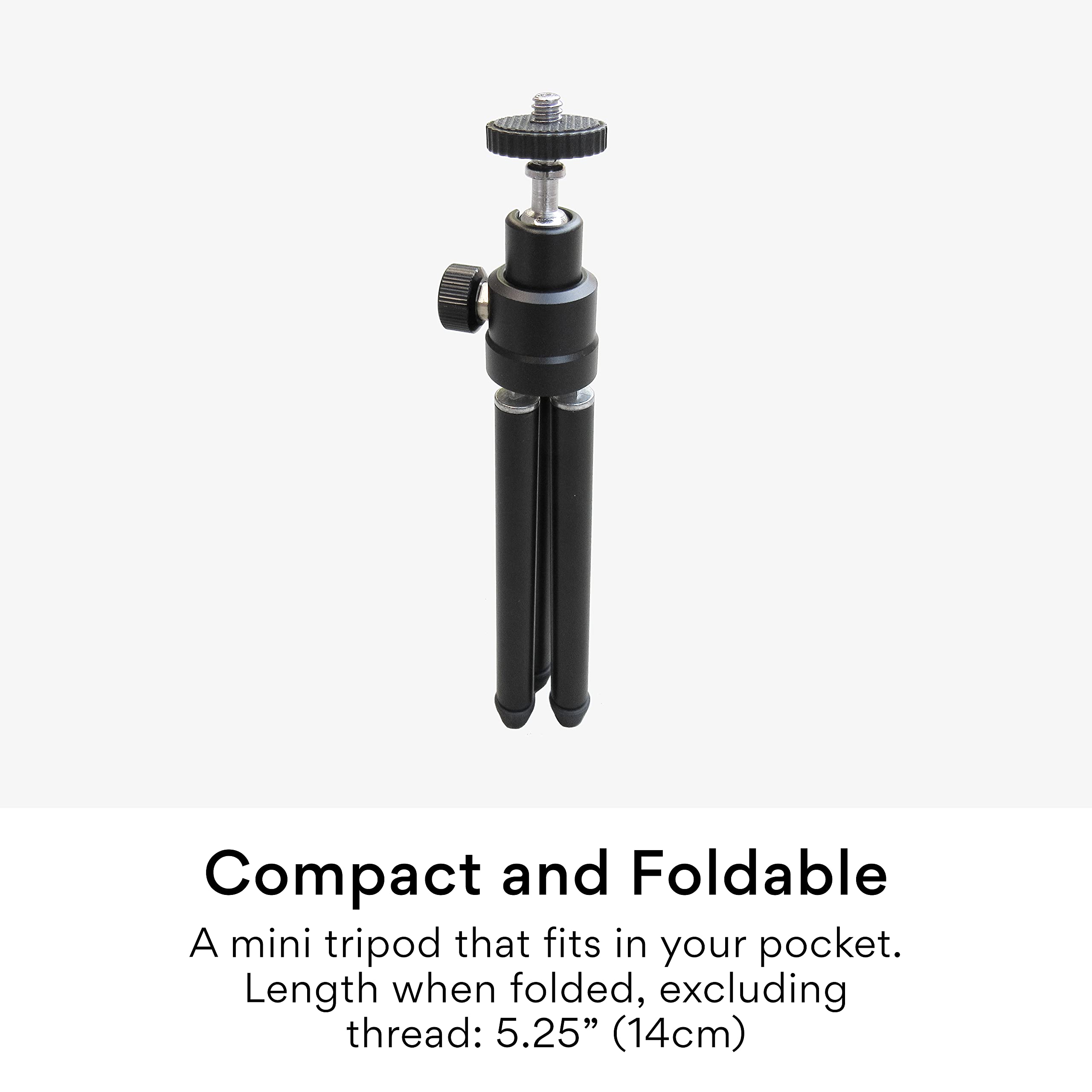 Lightweight Mini Tripod for Webcams & Small Cameras - Flexible Portable Desktop Stand for Logitech C920 C925 C920s C922 - Perfect for Video Conferencing, Streaming & Travel Photography