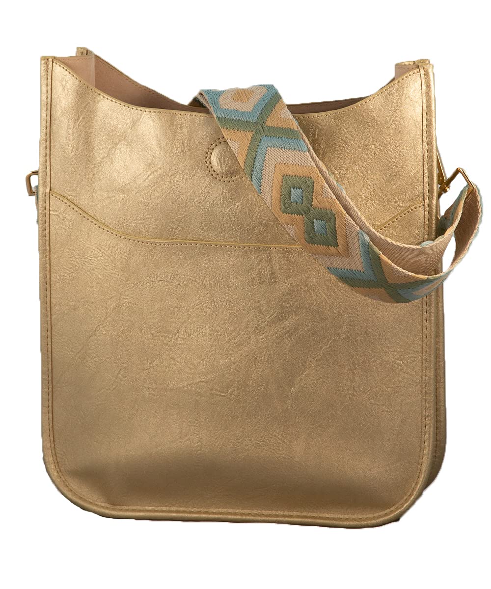 Stylish Vegan Leather Pinafore Crossbody Bag with Adjustable Strap - Perfect for Work, Travel & Everyday Use