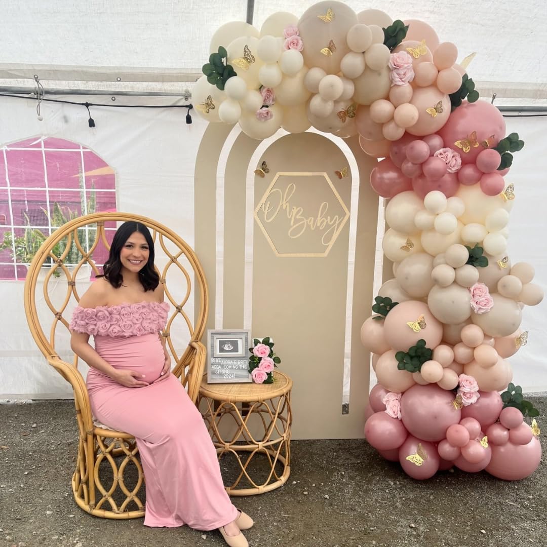 Koyal Wholesale Large Wooden Baby Shower Sign - 'Oh Baby' Gender Reveal Party Banner & Event Decoration - Perfect for Baby Showers, Gender Reveal Parties & Nursery Decor