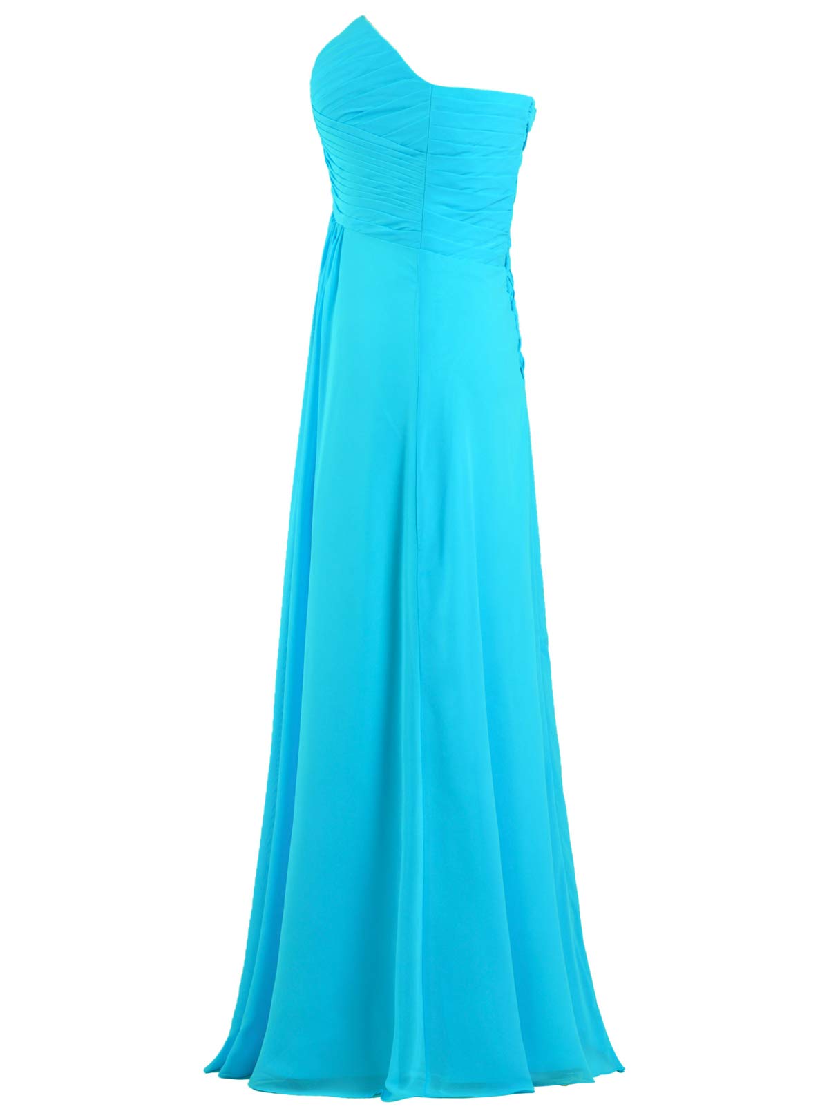 Elegant Women's Chiffon Bridesmaid Dress - Long Formal Evening Gown for Wedding Party, Prom, and Special Occasions