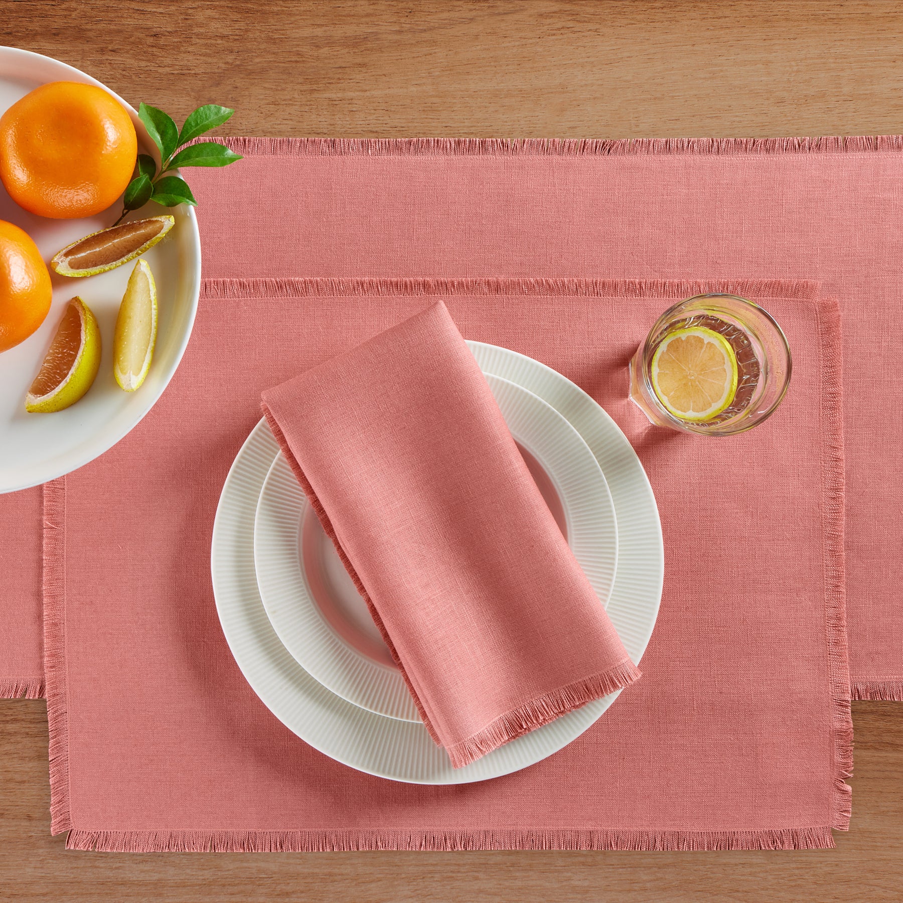 Elegant Fringe Napkins Set of 4 - Premium Cotton Decorative Table Linens for Dinner Parties, Weddings & Home Decor