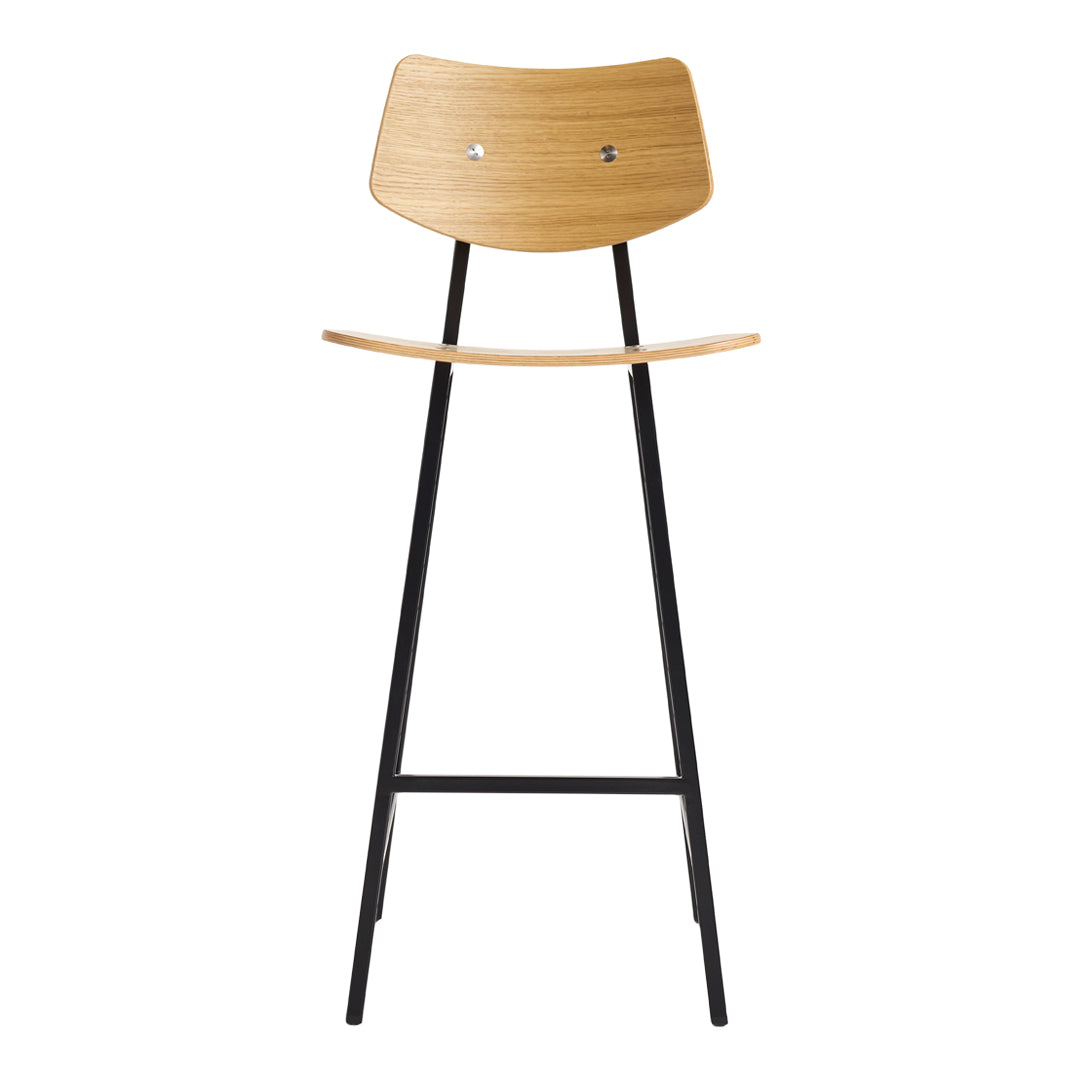 Vintage 1960s Counter Stool - Mid-Century Modern Bar Stool for Kitchen Island, Breakfast Nook & Retro Diner Decor
