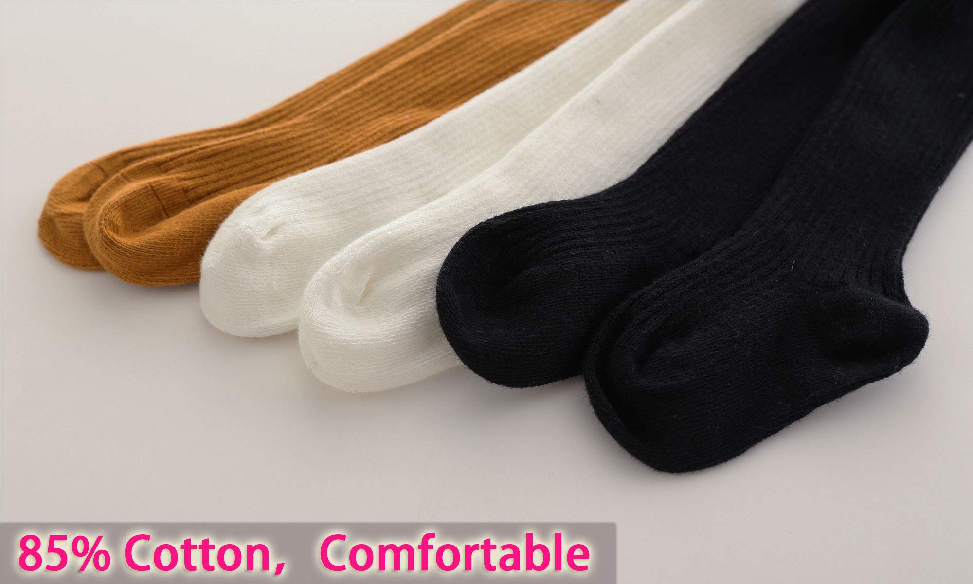 CECORC Baby Girls Tights - Soft Cable Knit Cotton Leggings for Toddlers 1-10T | Warm Winter Stockings & Pantyhose for Infants | Perfect for Playtime, School & Family Outings