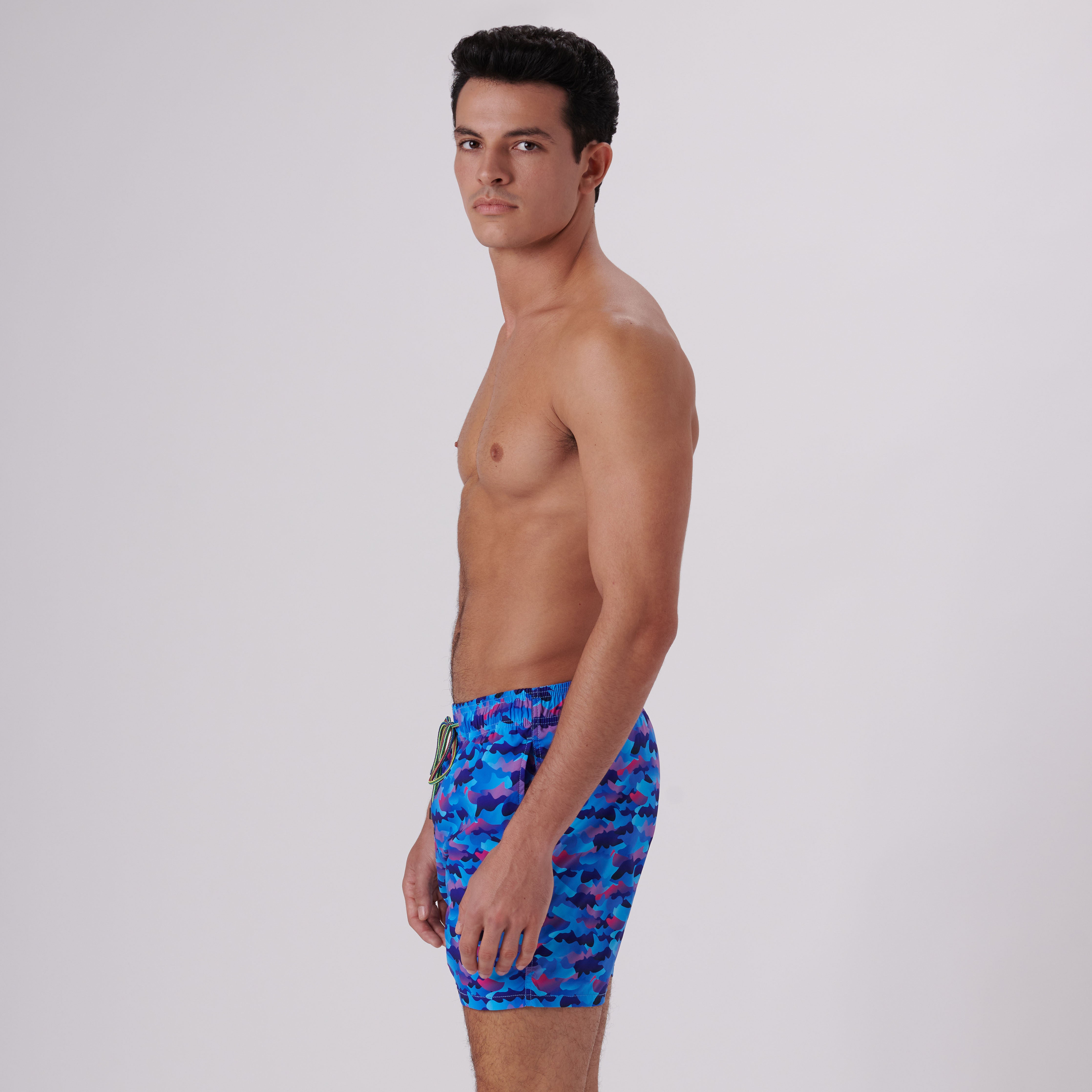 Archer Camouflage Swim Trunks for Men - Quick Dry Beach Shorts with Pockets - Perfect for Swimming, Surfing & Summer Vacations