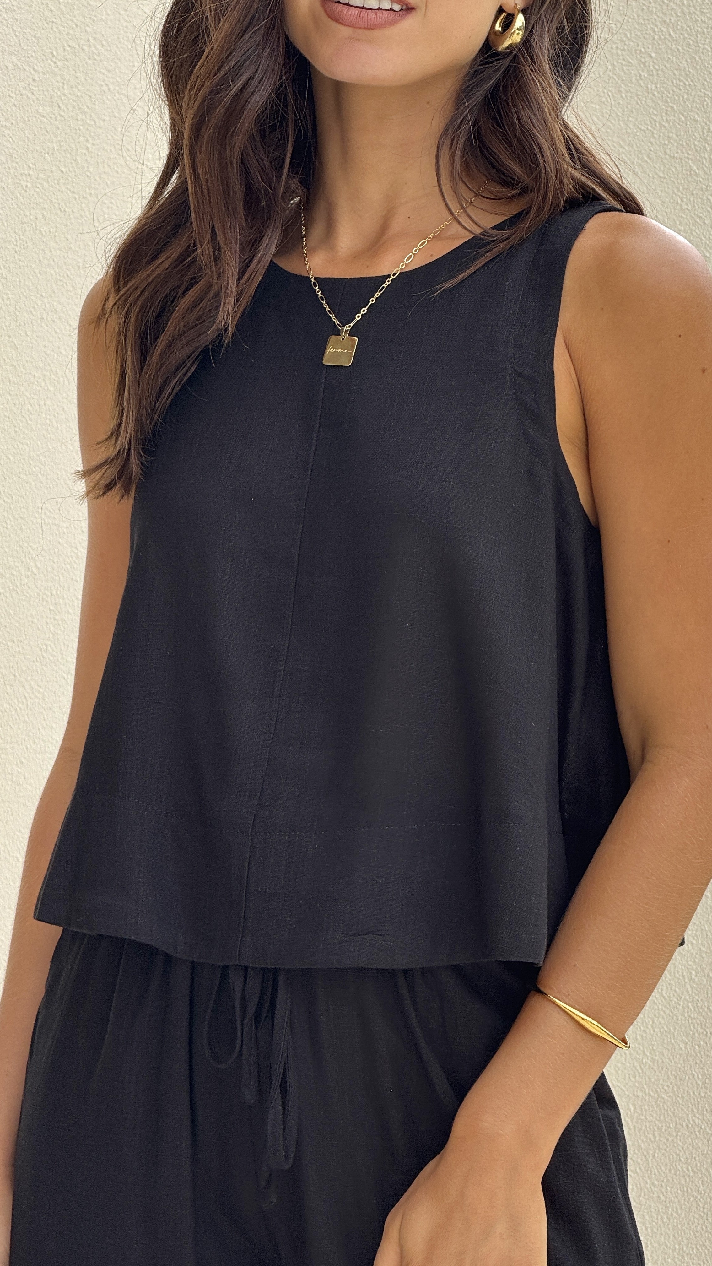 Charmain Black Women's Top - Stylish & Comfortable Blouse for Casual Wear, Office, and Evening Outfits